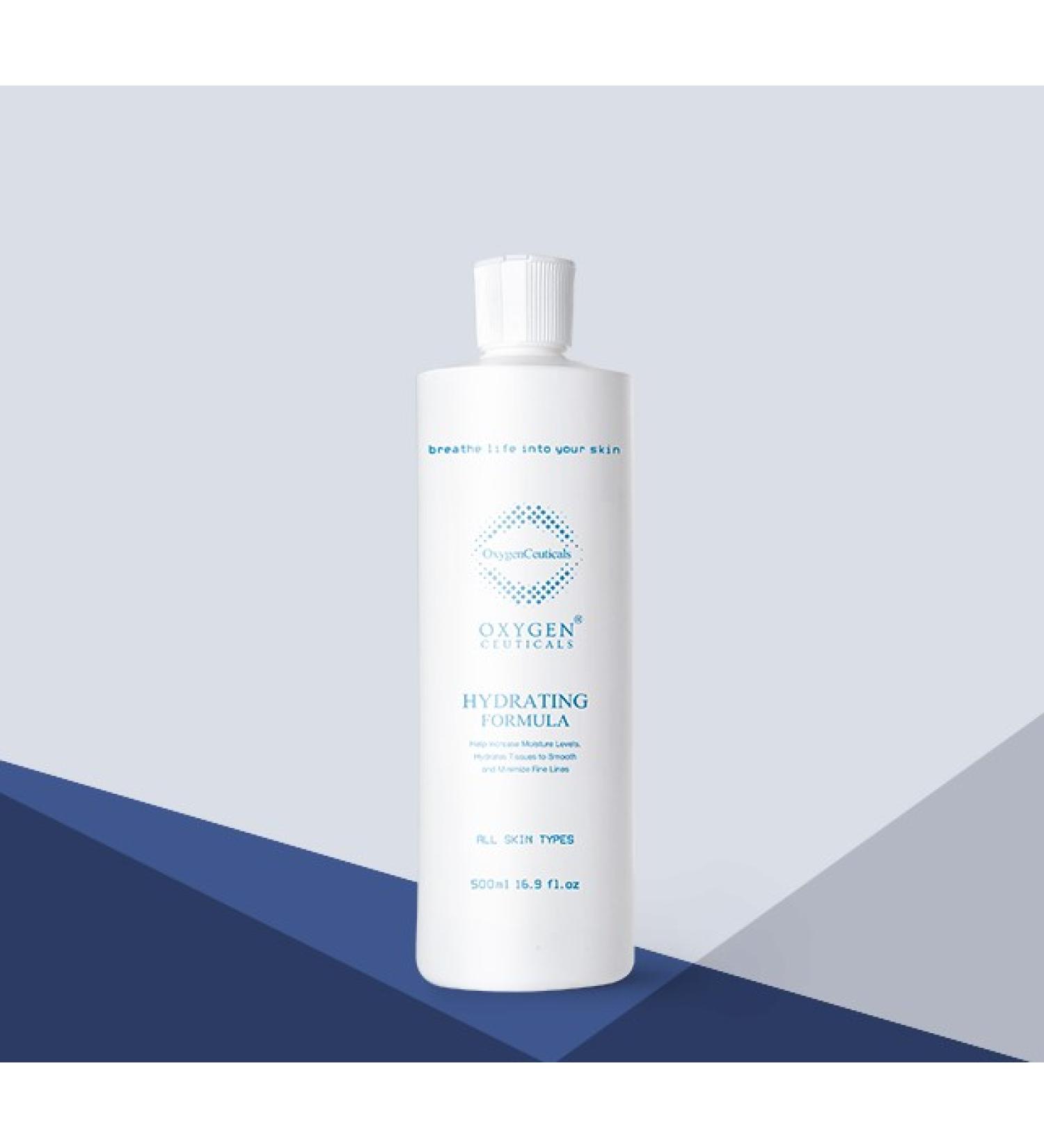 OxygenCeuticals Hydrating Formula 500ml/1.69oz - Professional Grade Oxygen Facial Serum - Buy Online on GoSupps.com
