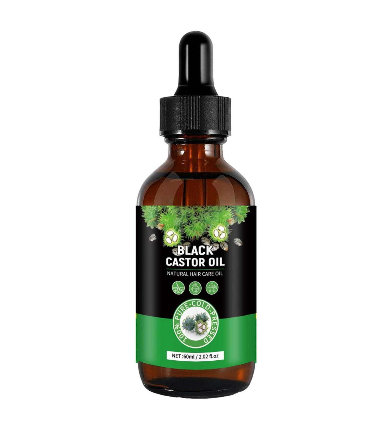Castor Oil for Hair - Castor Oil Cold Pressed | Natural Hair Growth Oil with Castor | Strengthening Nourishing Hair Regrowth Oil | Hair Thickening Oil 30ml Promotes Longer Thicker Hair - Buy Online on GoSupps.com