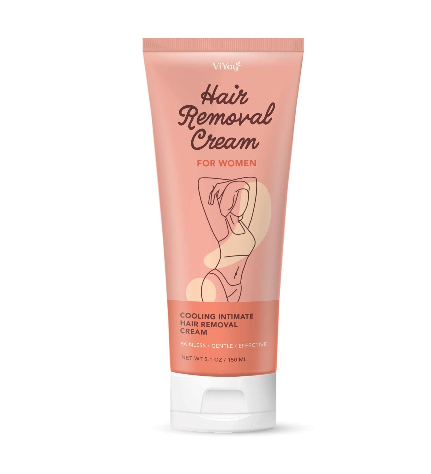 Sensitive Skin Hair Removal Cream for Women - Body, Bikini, and Pubic Hair Remover - Buy Online on GoSupps.com