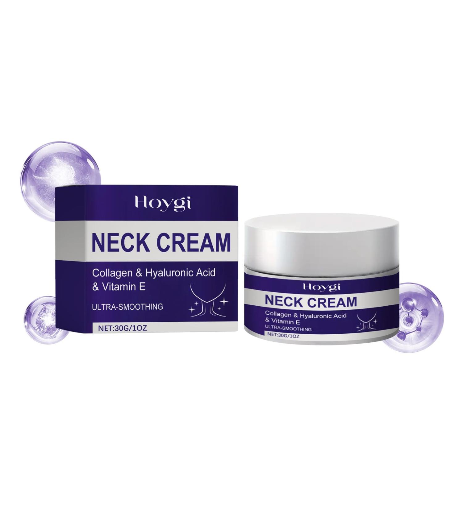 Hyaluronic Acid Neck Cream Firming Neck Cream for Neck Fine Lines Collagen Neck Cream for Neck Wrinkle Suitable for All Skin Types - Buy Online on GoSupps.com