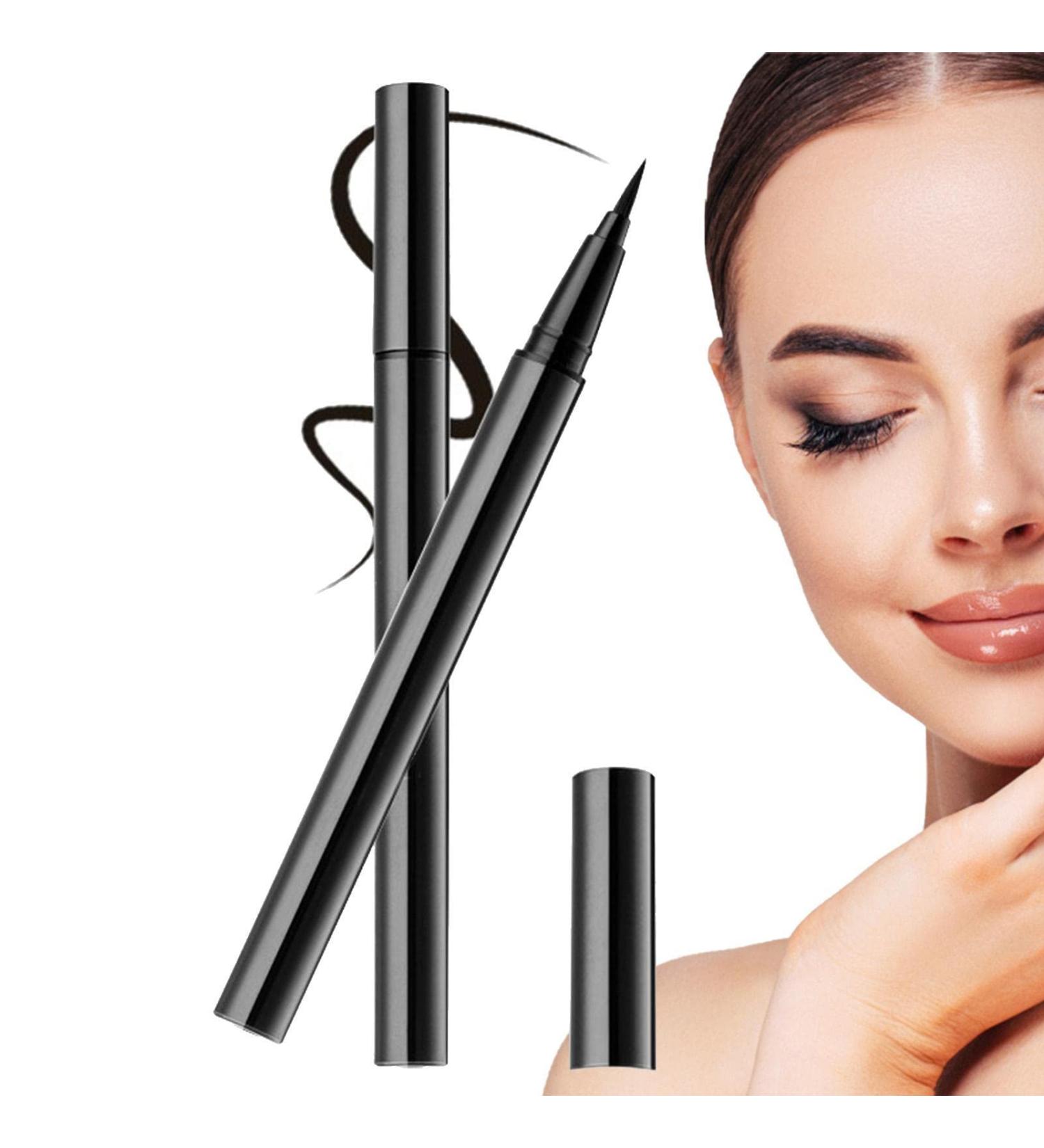 Liquid Eyeliner Waterproof Eyeliner Liquid Black Liquid Eyeliner for Sweatproof Eye Makeup Long-Lasting Liquid Eye Liner for Women and Makeup Artists Frifer Black (Cotton Head) - Buy Online on GoSupps.com