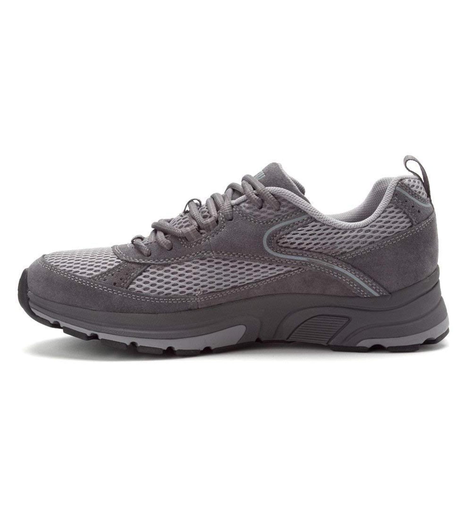 Drew Men's Aaron Comfortable Walking Shoe 11 XX-Wide - Grey Leather - Buy Online on GoSupps.com