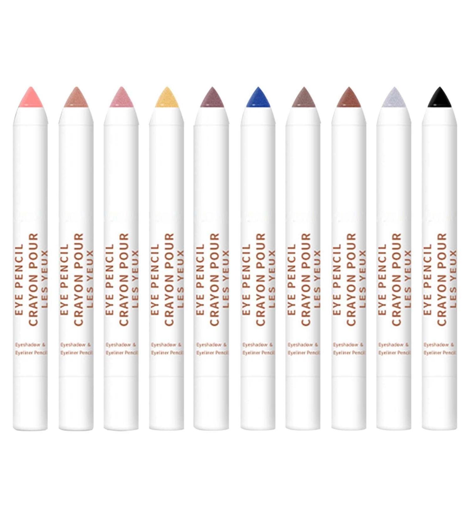 Eyeshadow Stick - Long Lasting Cream Eyeshadow Stick Sets Without Dizziness | Matte Eye Brightener Stick Cream Eye Shadow Pencil Crayon for Shimmer Aezon - Buy Online on GoSupps.com