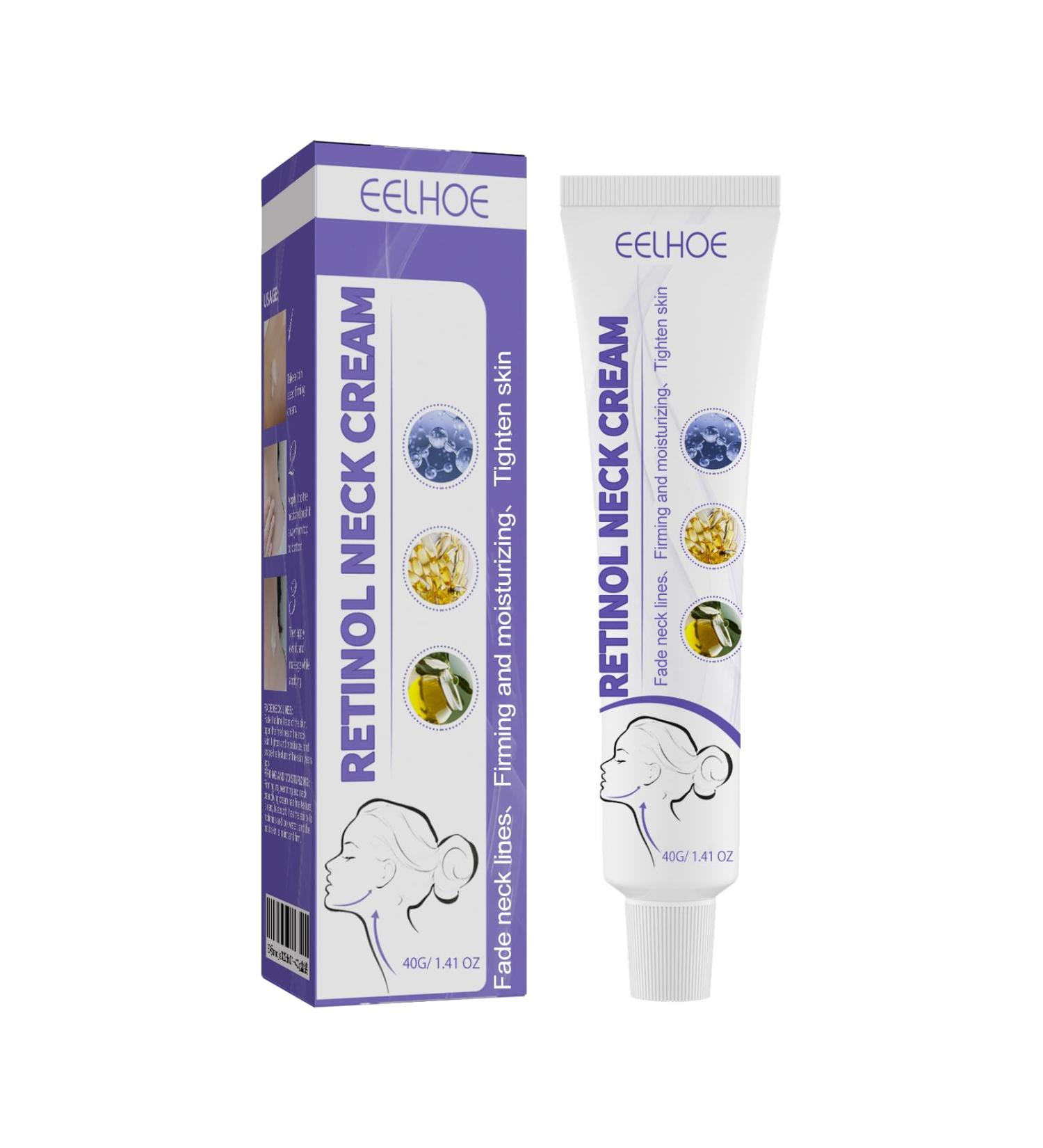 AMALIA Retinol Neck Cream Firming and Moisturizing Anti-Aging Neck Treatment Retinol Face Cream for Women Wrinkle Neck Cream for Firming 1.41 oz - Buy Online on GoSupps.com