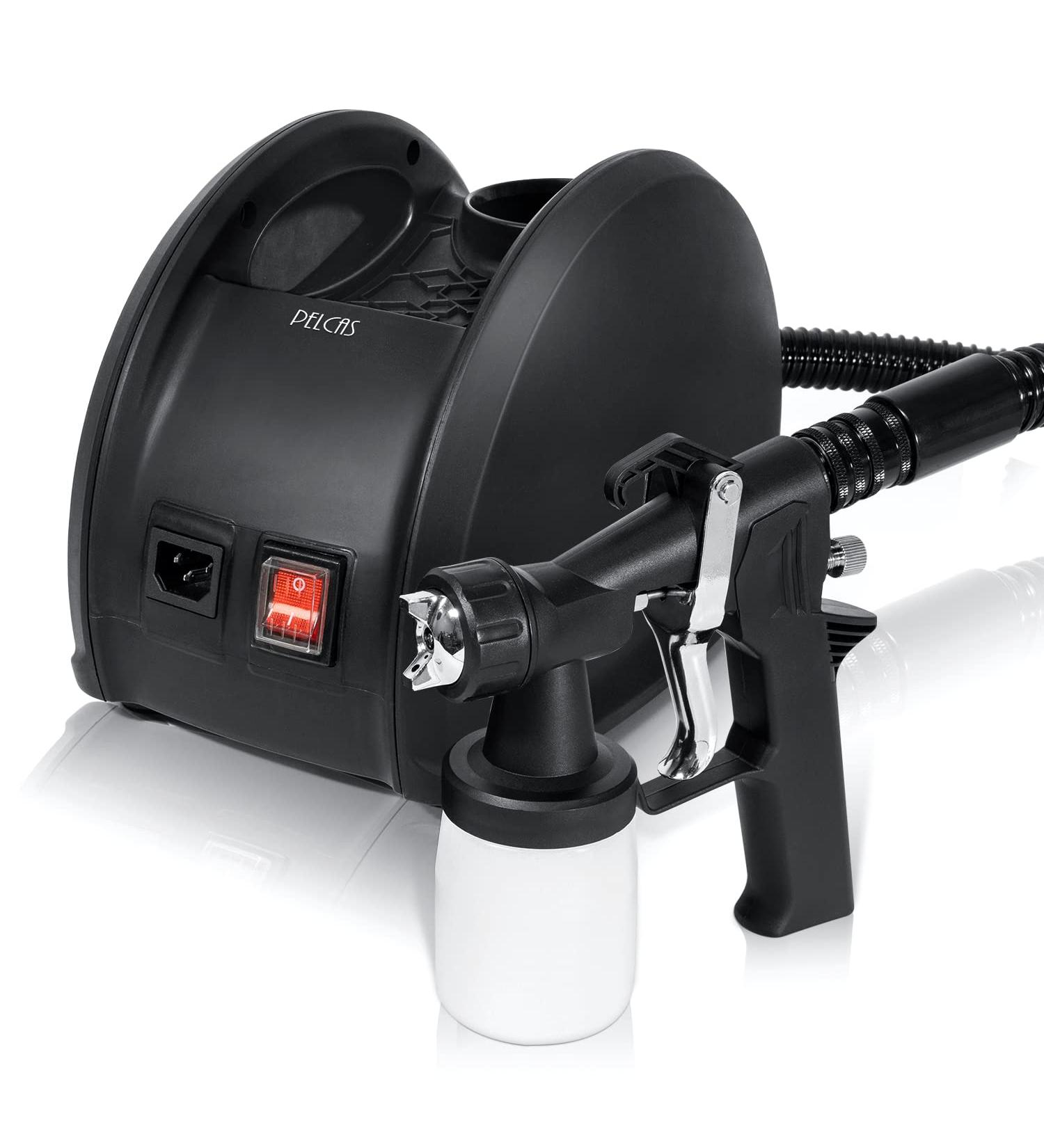 PELCAS Professional Sunless Black Tanning Gun | Mobile HVLP Spray Tan Machine Kit | Upgraded Airbrush Tan System - Buy Online on GoSupps.com