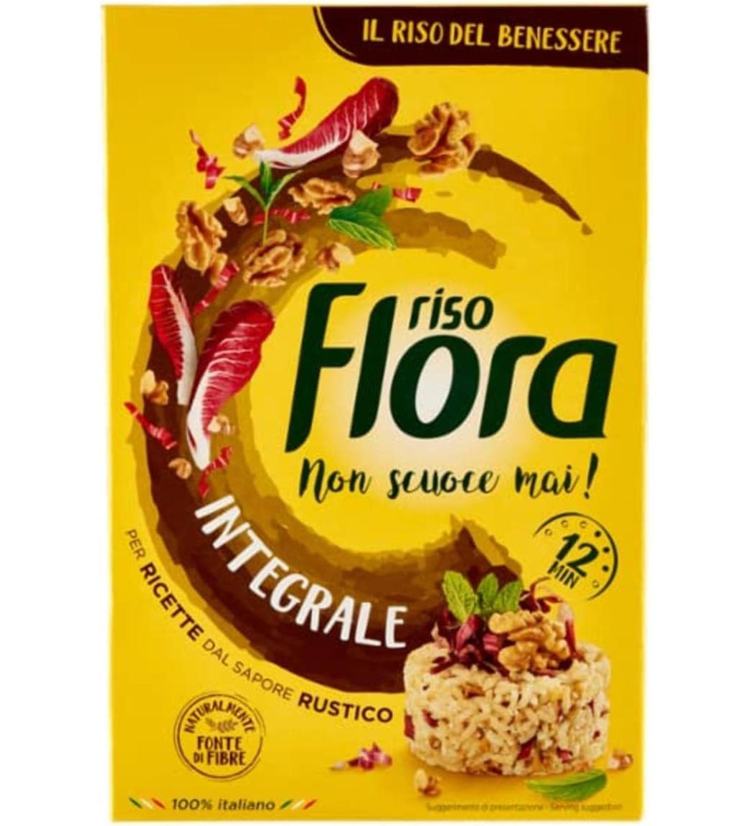 Italian Gourmet E.R. 12 x Flora rice whole grain 1000 g + gourmet Italian polpa 400 g