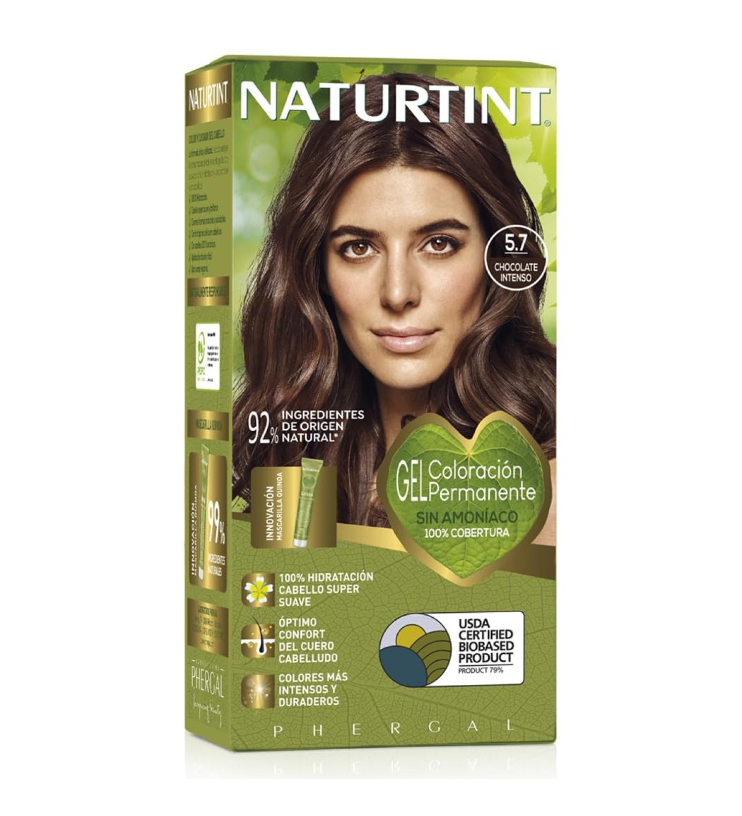 Natureint Biobased Hair Color 5.7 Chocolate Chestnuts Light - Ammonia-Free & Natural Ingredients | 170ml (3 Pack) - Buy Online on GoSupps.com