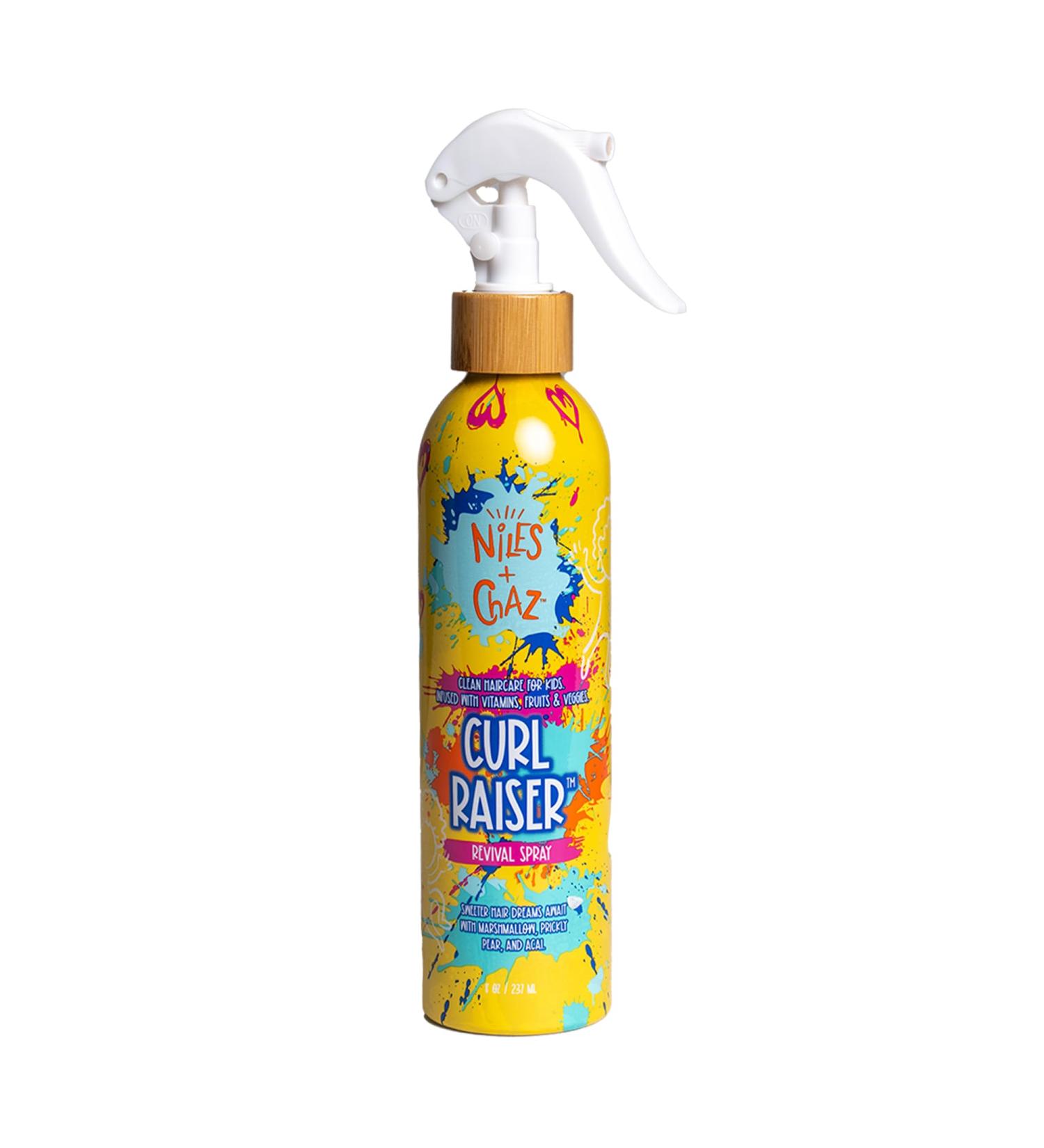 Niles and Chaz Kids Curl Raiser Revival Spray - Curl Refresher Spray - Lightweight Reduces Frizz & Defines Curls - Paraben Silicone Sulfate Free - For Curly Coily Wavy Hair (8 Fl Oz) 8 Fl Oz (Pack of 1) - Buy Online on GoSupps.com