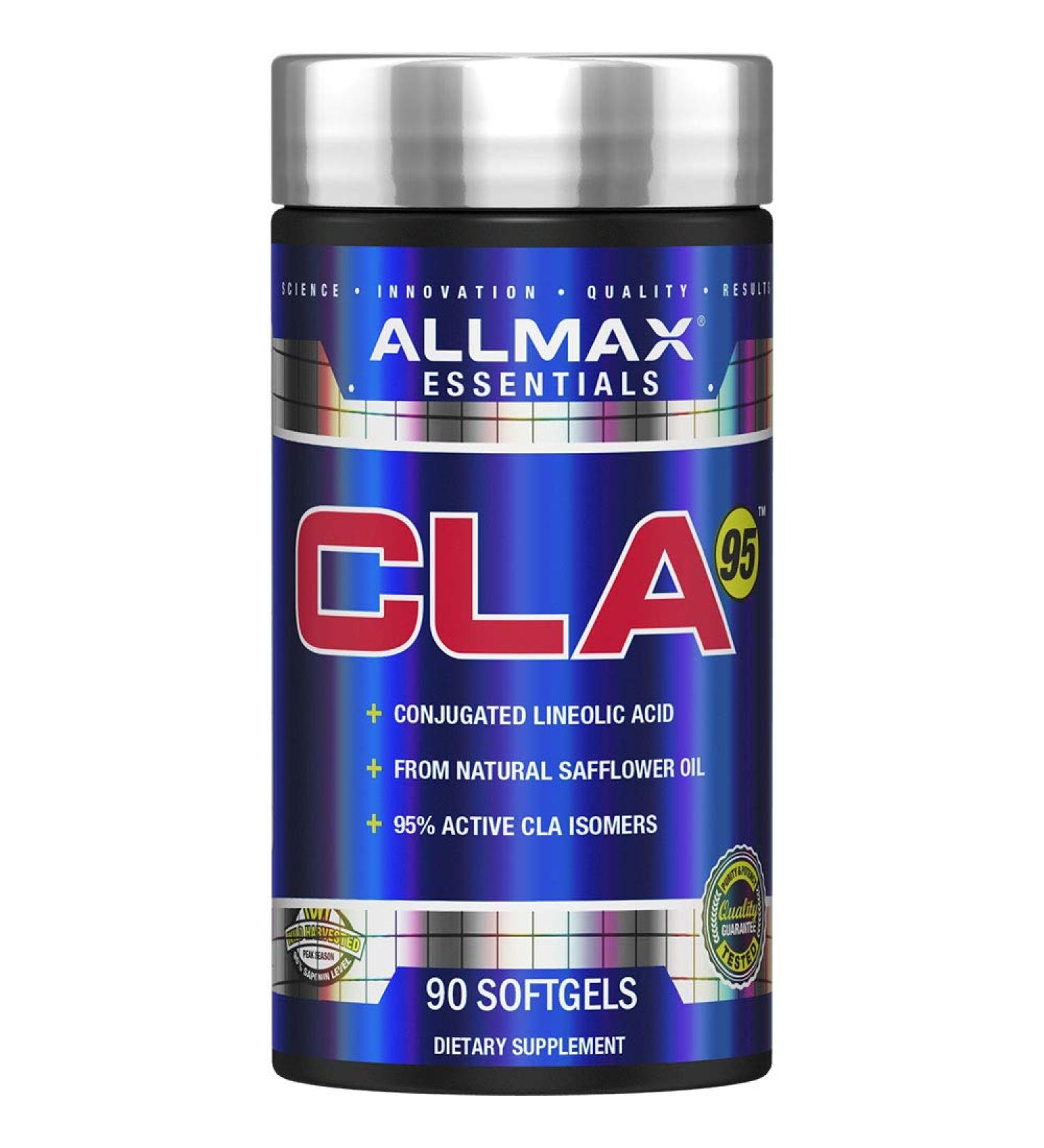 Allmax Nutrition CLA 90 Softgels - Conjugated Linoleic Acid Supplement - Buy Online on GoSupps.com