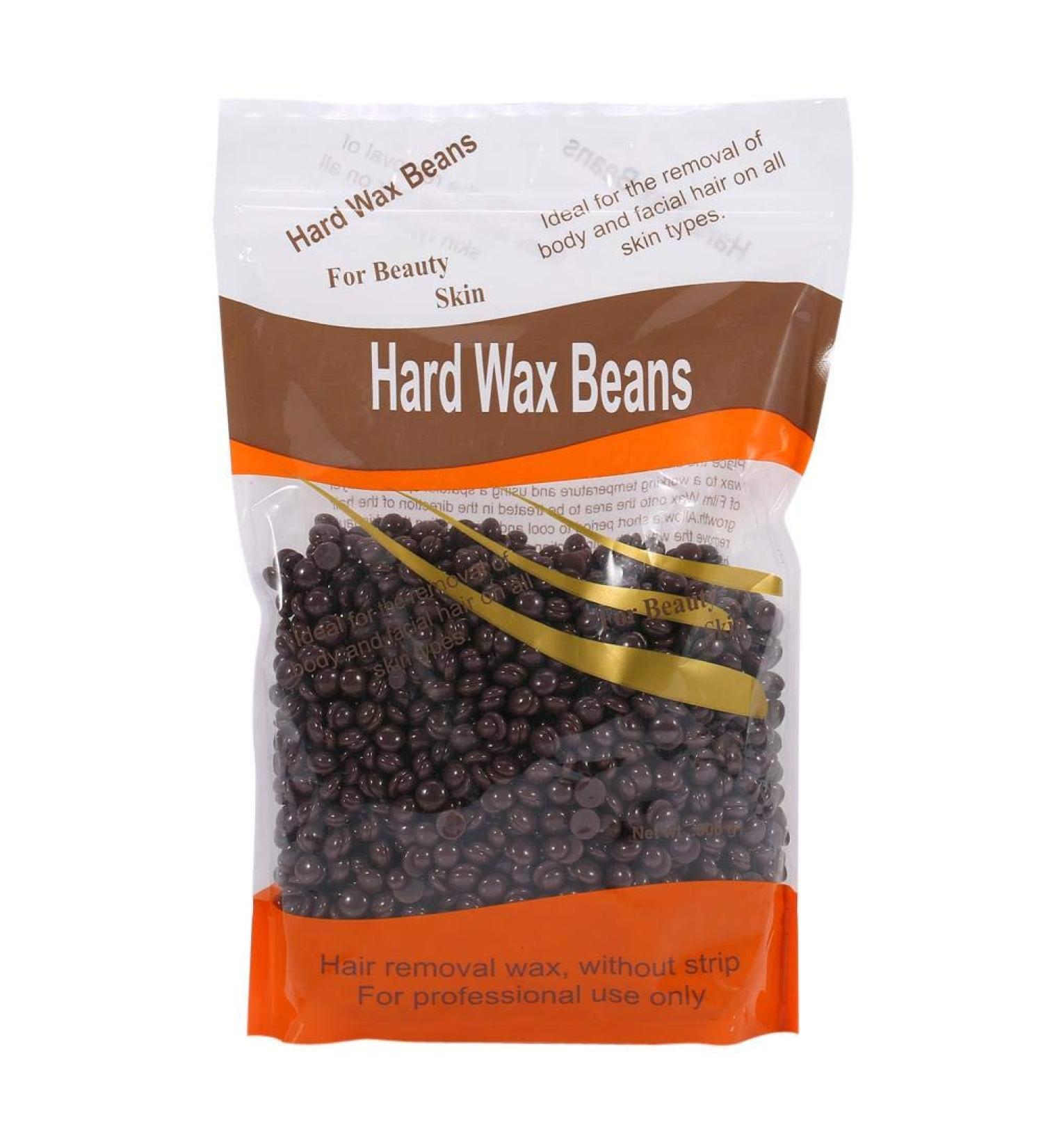 300g Hard Wax Beans for Hair Removal - Professional Chocolate Wax for Beauty Salons | International Shipping - Buy Online on GoSupps.com