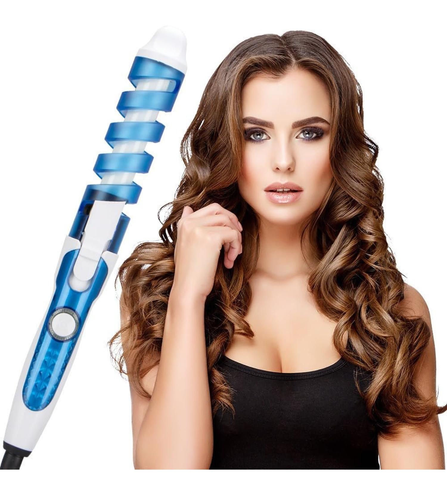 Best Auto Curling Iron - Fast Heating Rechargeable Curling Wand for Effortless Waves - Ideal for All Hair Types - Buy Online on GoSupps.com