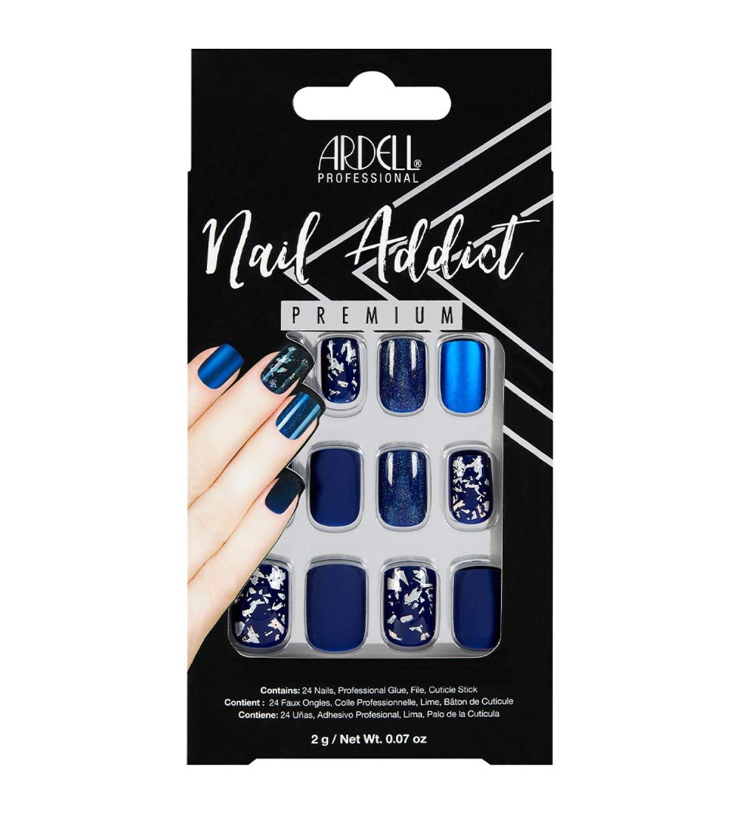 Ardell Nail Addict Premium Matte Blue - 0.07 oz (2 g) | Long-Lasting Color - Buy Online on GoSupps.com