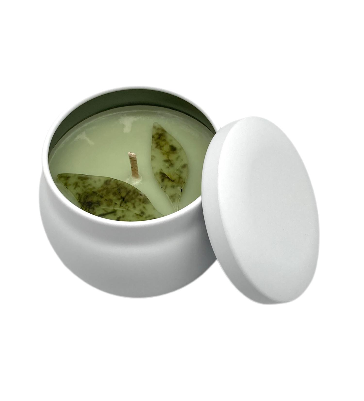 Green Tea & Matcha Scented Candle - Natural Soy Handmade in Japan 4.2 oz 22 Hour Burn Time - Buy Online on GoSupps.com