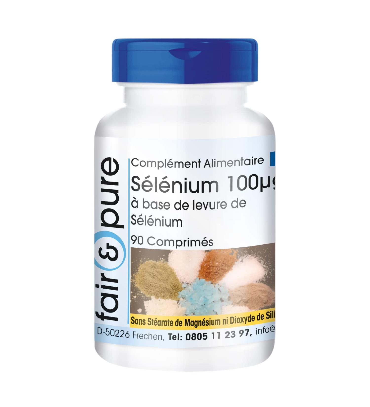 Fair & Pure - Selenium 100 g from selenium yeast - vegan - 90 tablets - Buy Online on GoSupps.com