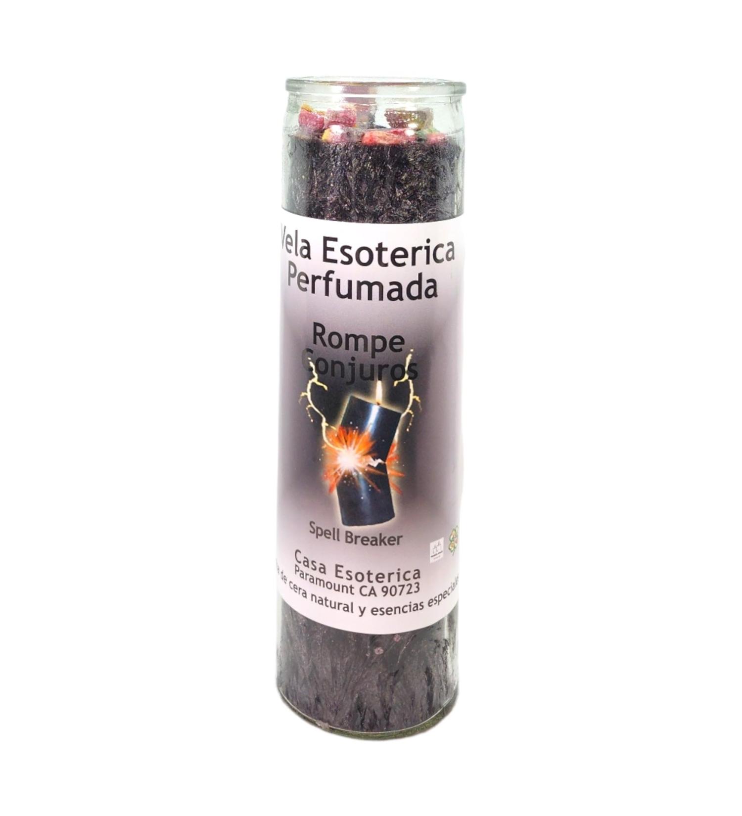 Spell Breaker Black Palm Wax Candle | Vela CASA ESOTERICA PERFUMADA - International Shipping for Spiritual Intentions - Buy Online on GoSupps.com
