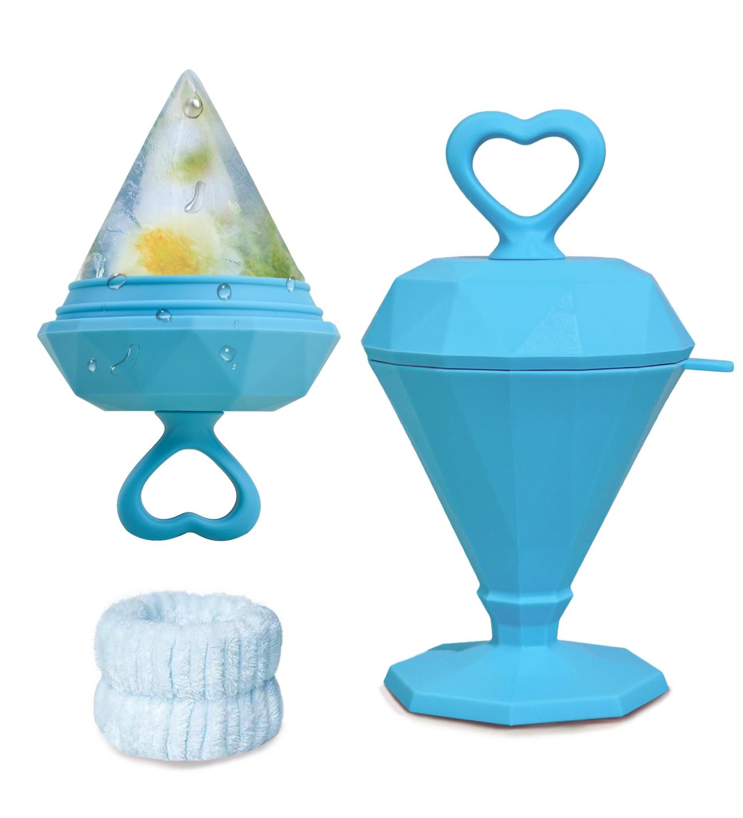 Rena Chris Ice Roller for Face - Cube Facial Massager Reduces Eye Bags Reusable Silicone Mold Cooling Skin-Care Tool for Women - Shop Now - Buy Online on GoSupps.com