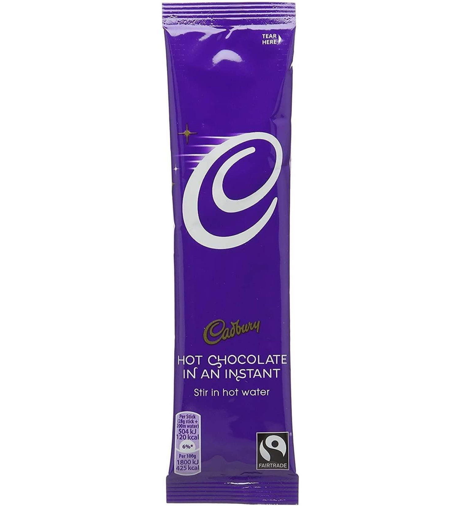 Cadbury Instant Hot Chocolate Sachets 28 g (Pack of 50) - Buy Online on GoSupps.com