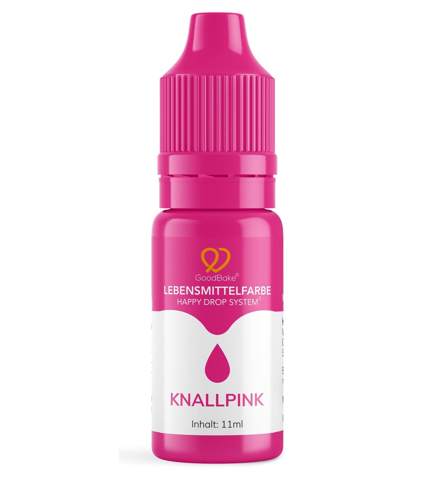 Goodbake Pink Food Coloring (11ml) - Intensive Highly Concentrated Vegan Color for Cakes Fondant Buttercream & More - Perfect for Baking & Drinks - Buy Online on GoSupps.com