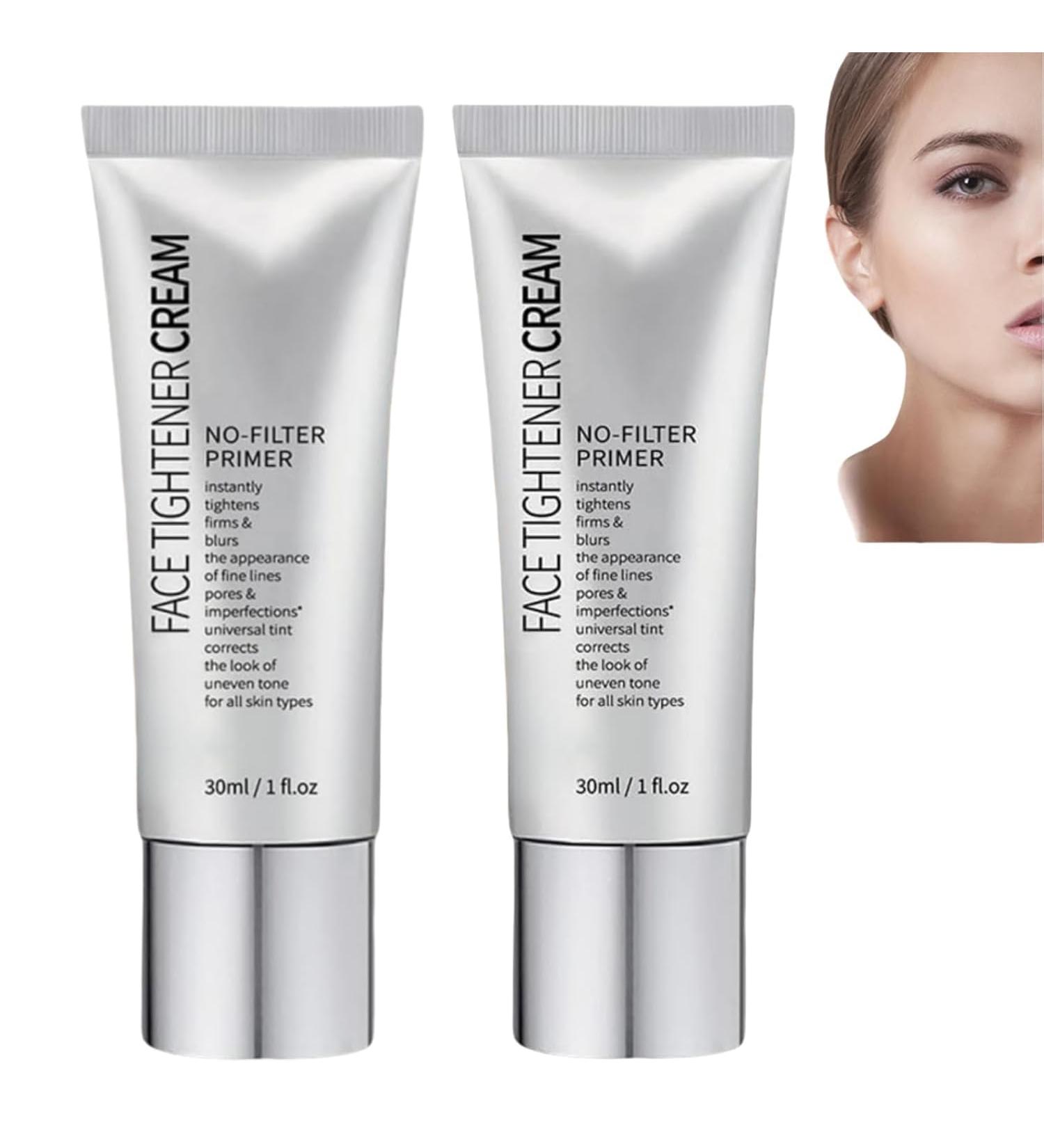 Face Tightener No-Filter Primer Instant Face Tightener Blurring Face Primer for Face Before Makeup Skin Tightener Primer Face Makeup Long Lasting Power Grip Formula (2 PCS) - Buy Online on GoSupps.com