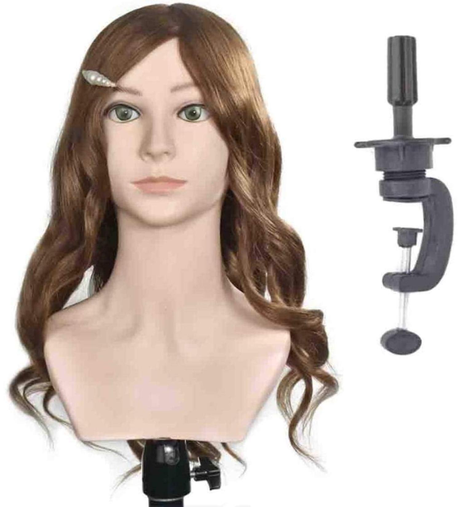 ZHJING Fashion Training Head - Female Hair Styling Model for Hairdressers & Barber Shops | International Shipping - Buy Online on GoSupps.com