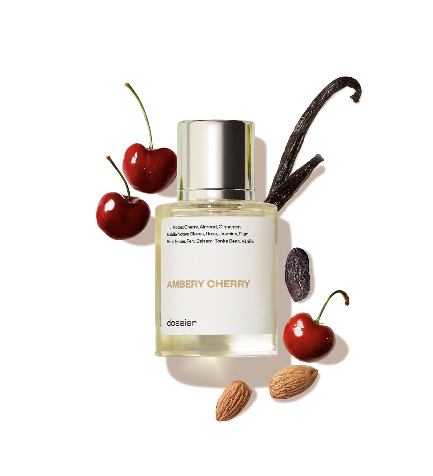 Dossier - Eau de Parfum - Ambery Cherry - Inspired by T.Ford Lost Cherry - Perfume Luxury - Pure Infused - Paraben Free - Vegan - For Women Men Unisex - Fragrance 1.7 Fl oz (Spray 50ml) - Buy Online on GoSupps.com