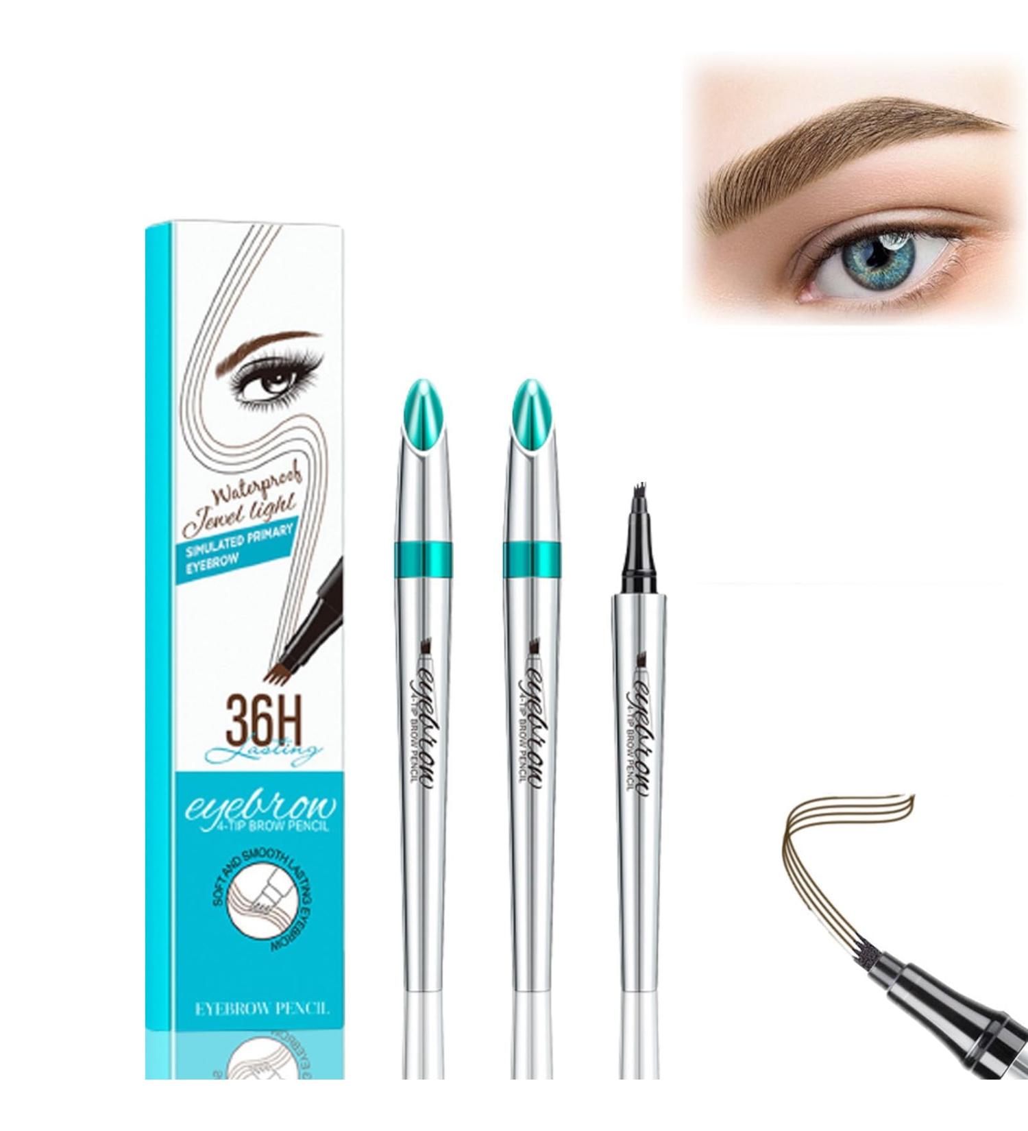 Buy Arch Define 3D Microblading 4-Tip Eyebrow Pen - Long-Lasting Light Brown Brow Pencil for Perfect Eyebrows | Blapee & Atikisoi - Buy Online on GoSupps.com