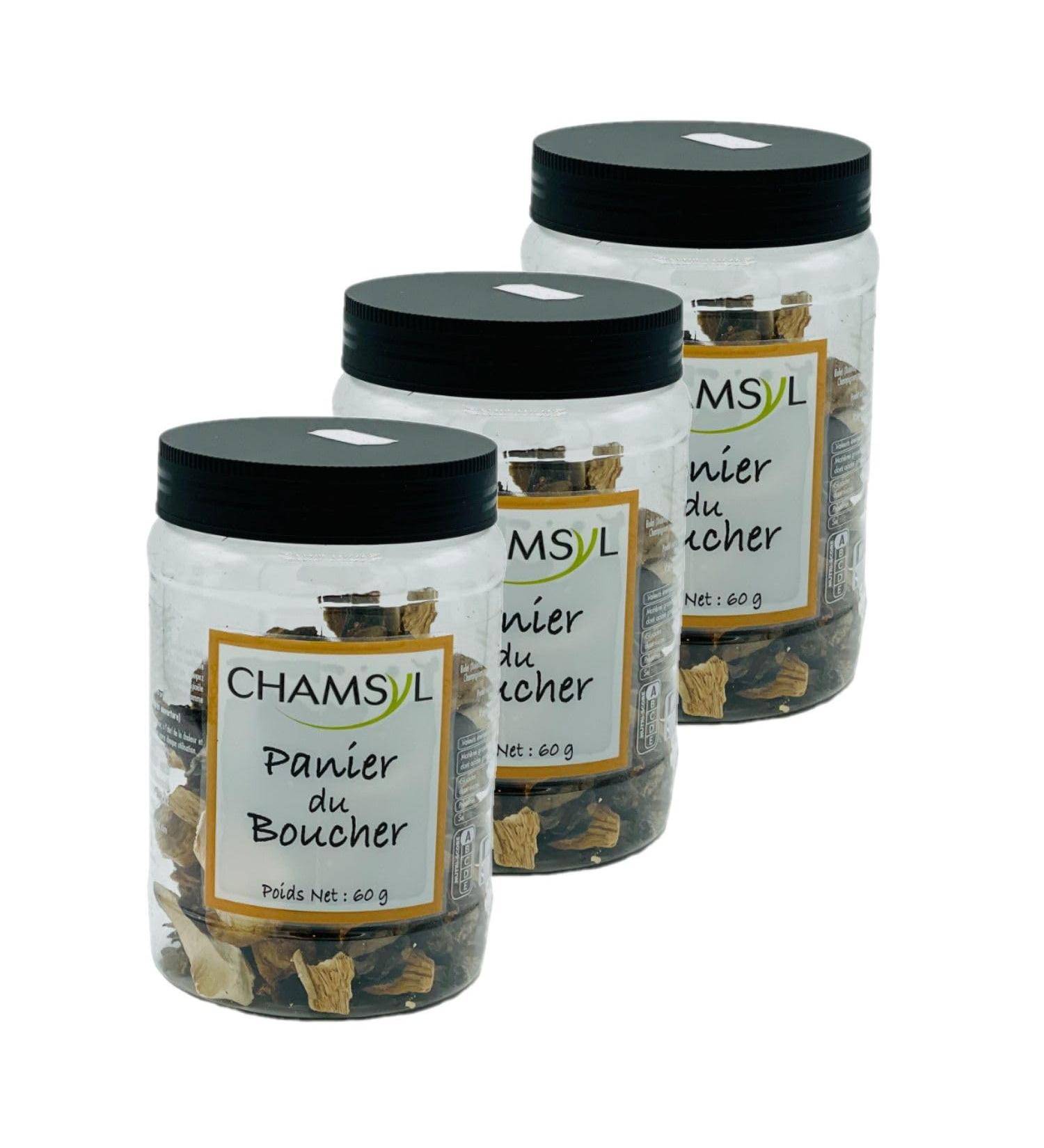 Lot 3x Butcher's Basket - Mushroom Mix - 60g Jar - Buy Online on GoSupps.com