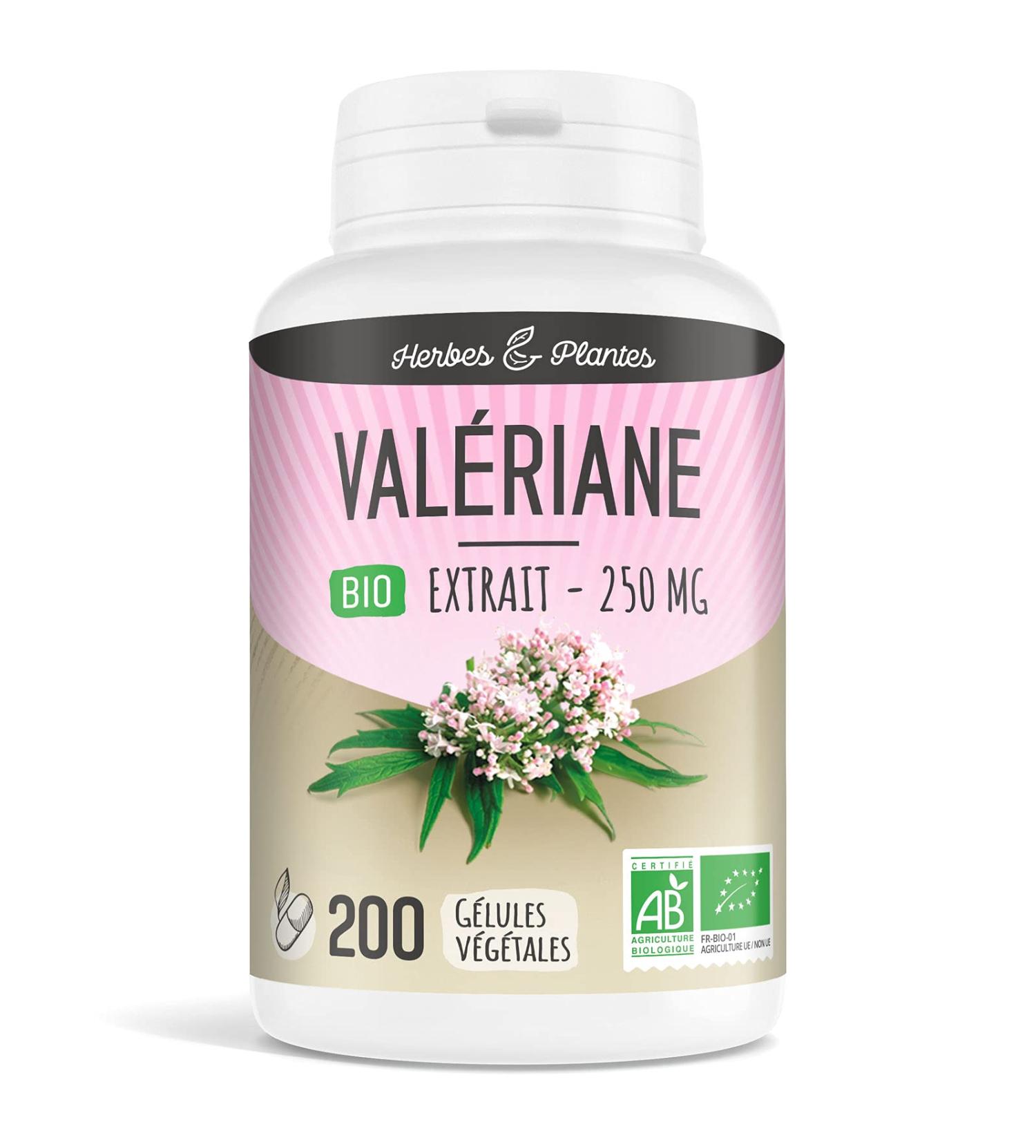 Herbs and Plants Valerian Bio 200 Vegetable Capsules 250 mg - Buy Online on GoSupps.com