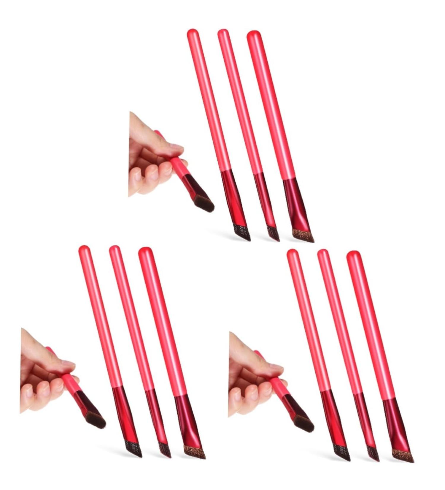 FRCOLOR 9 Pieces Wild Eyebrow Brush Angled Concealer Brush Wild Eyebrow Brush Eyeshadow Applicators Makeup Brush Eyeliner Brush Realistic Eyebrow Brush Chamfer - Buy Online on GoSupps.com