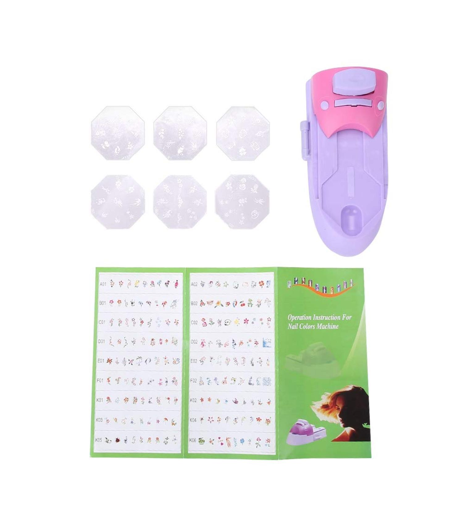 Nikou Nail Art DIY Pattern Printing - Professional Nail Printer Manicure Tools for Personal & Salon Use - Buy Online on GoSupps.com