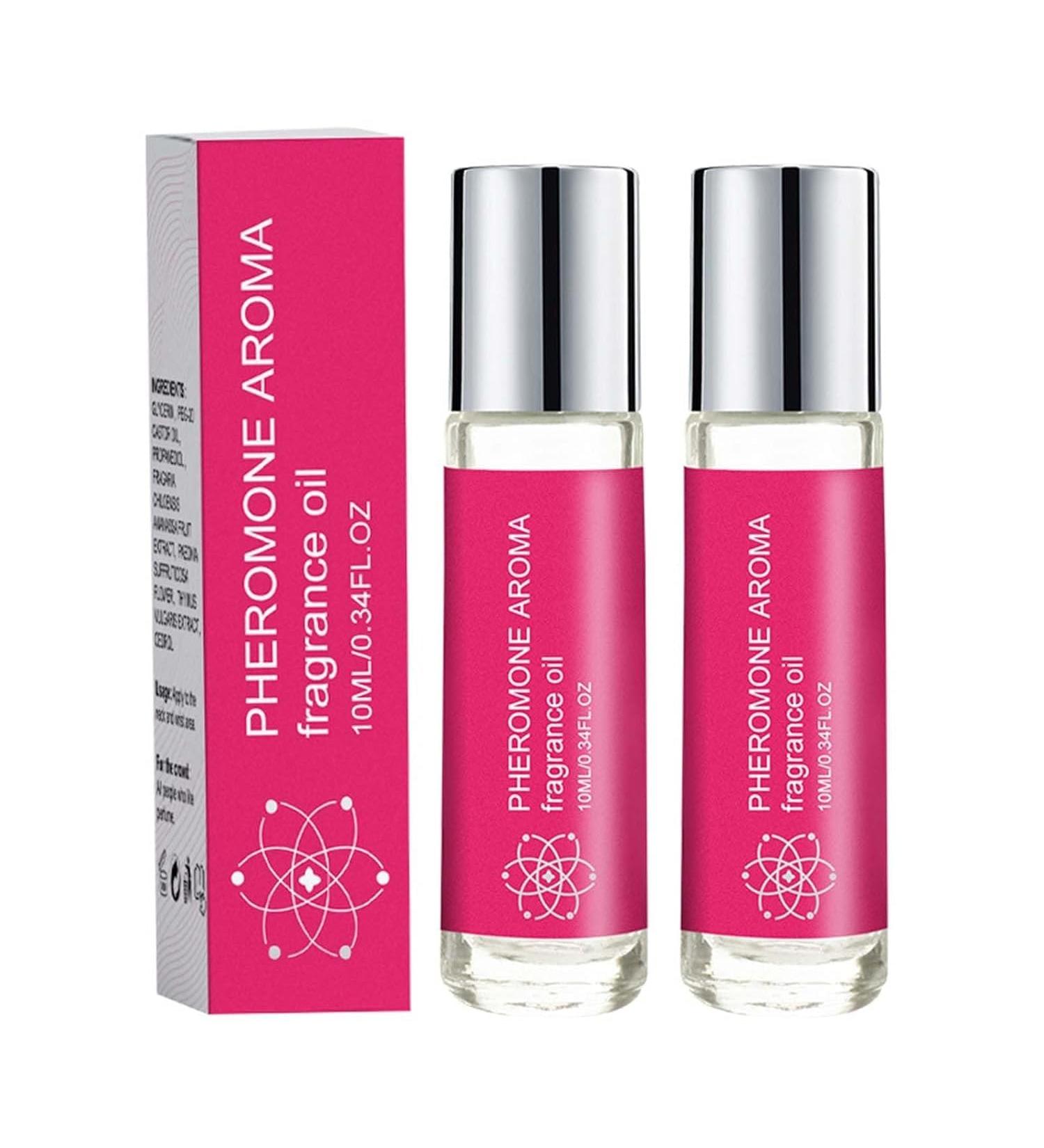Roll-On Pheromones Perfumes for Women Long-lasting Rollerball Pheromone Perfume Oil Fragrance Personal Cologne for Her Infused Essential Oil - Travel size (2 Pack) - Buy Online on GoSupps.com