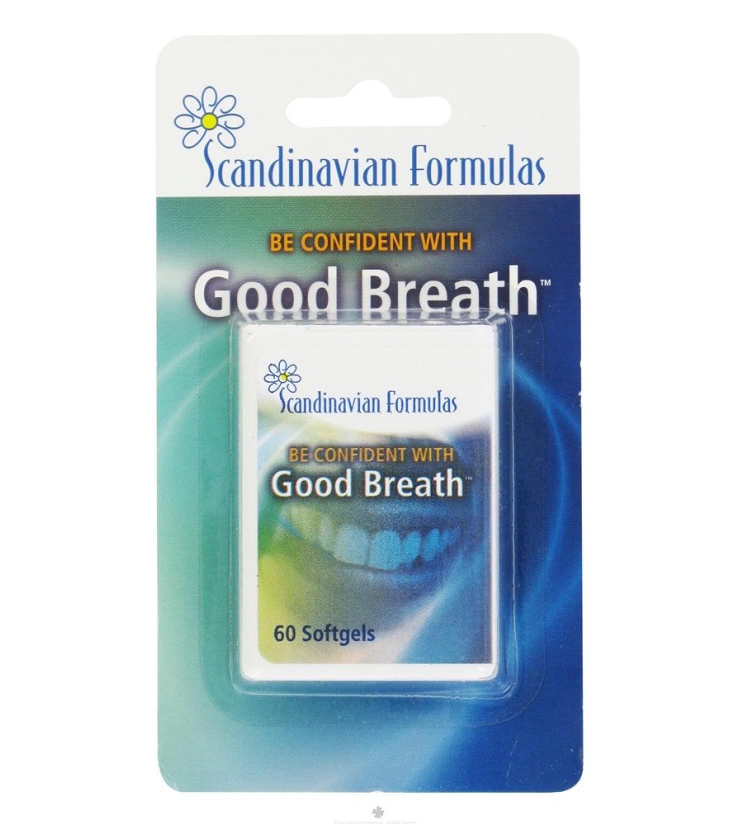 SCANDINAVIAN FORMULAS GOOD BREATH 60 SGEL EA 1