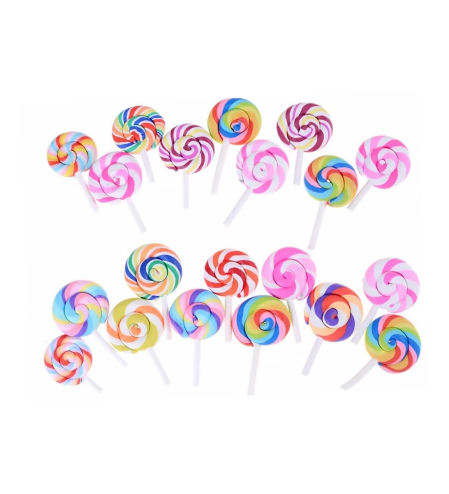ORFOFE Miniature Resin Lollipop Decorations Lollipop Toys For Home Decoration Random Style - Buy Online on GoSupps.com