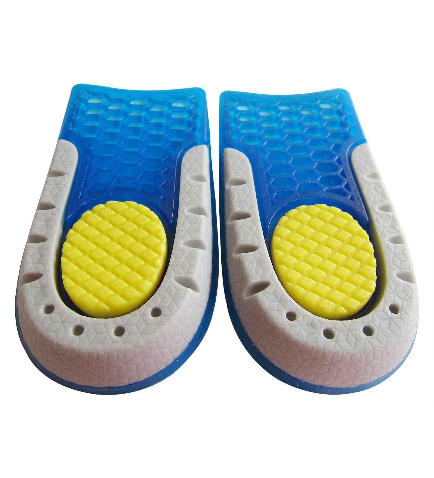 Height Increase Heel Insoles for Men & Women - Gel Lift Inserts for Comfort & Elevation | Invisible Cushion Pads 0.6" Heel Height - Buy Online on GoSupps.com