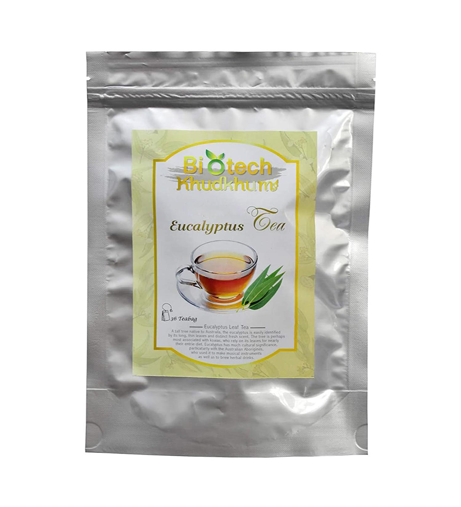 Wild Eucalyptus Leaf Tea 36 Bleach-Free Tea Bags - Buy Online on GoSupps.com
