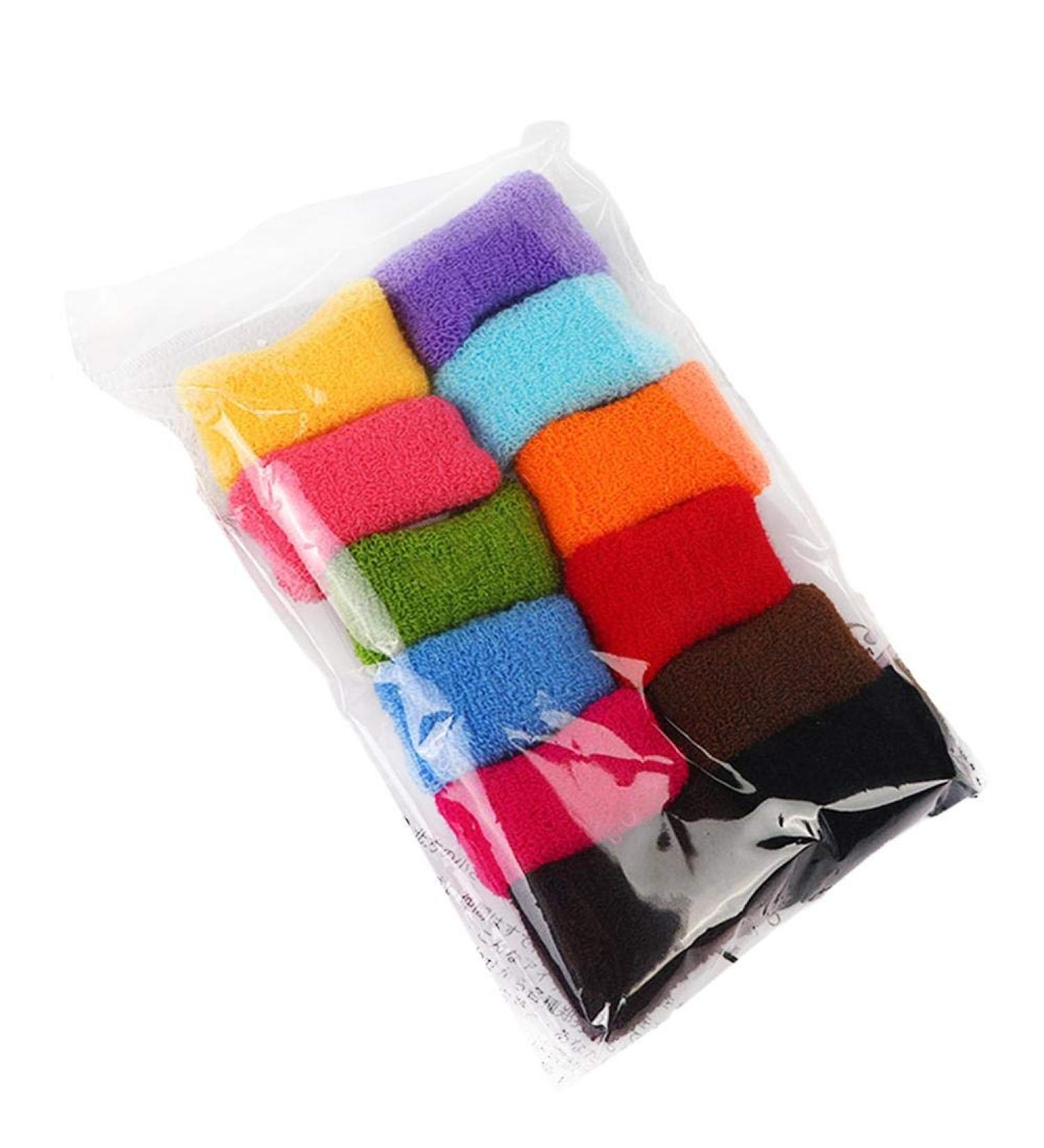 Buy 12 Pcs Stretch Hair Bands | Wide Cotton-Stretch Headbands for Thick & Curly Hair - International Shipping Available - Buy Online on GoSupps.com
