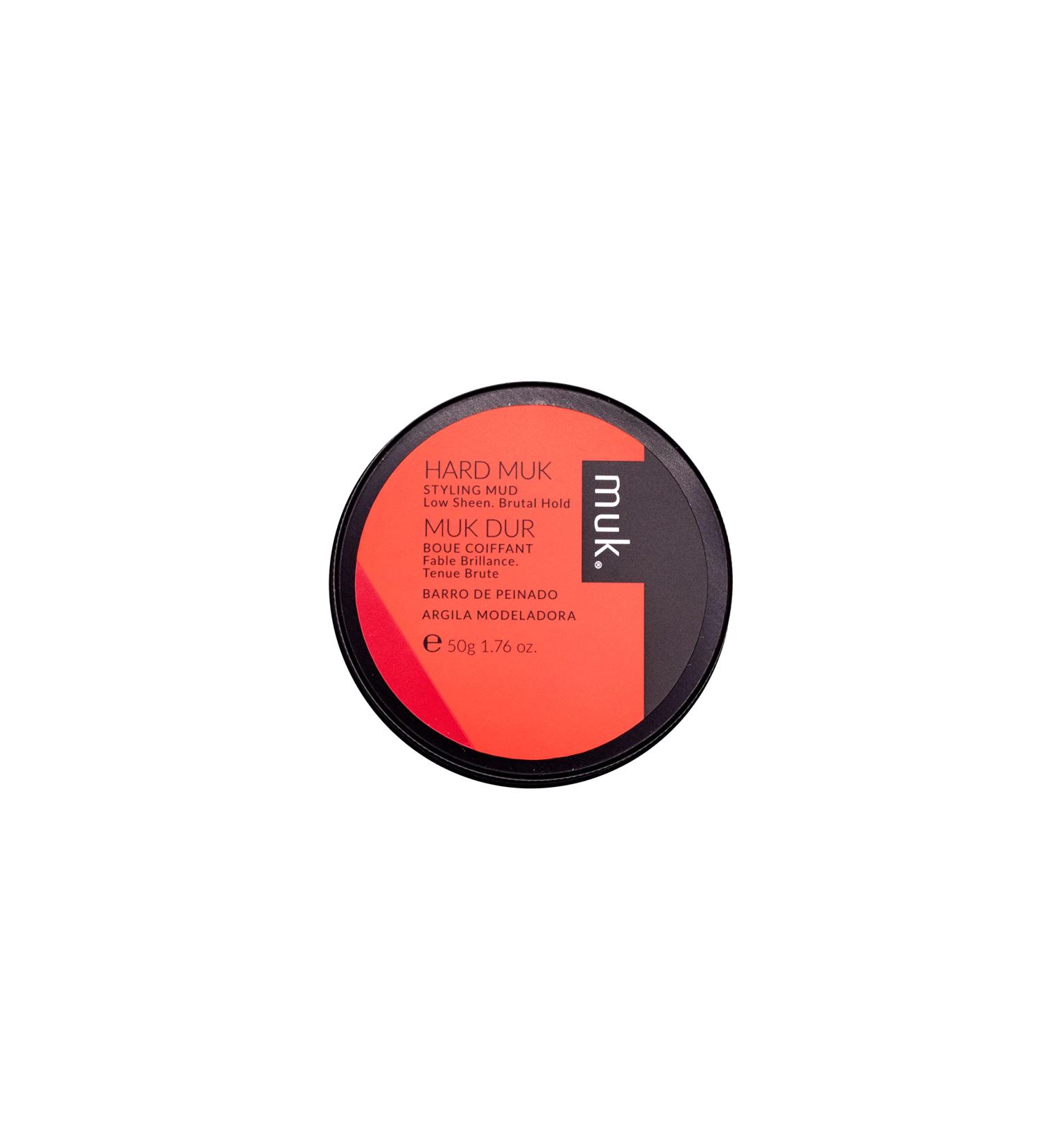 Muk Haircare Hard Muk Brutal Hold Styling Mud for Men - 1.7oz | Strong Hold & Low Sheen Finish Hair Product - Buy Online on GoSupps.com