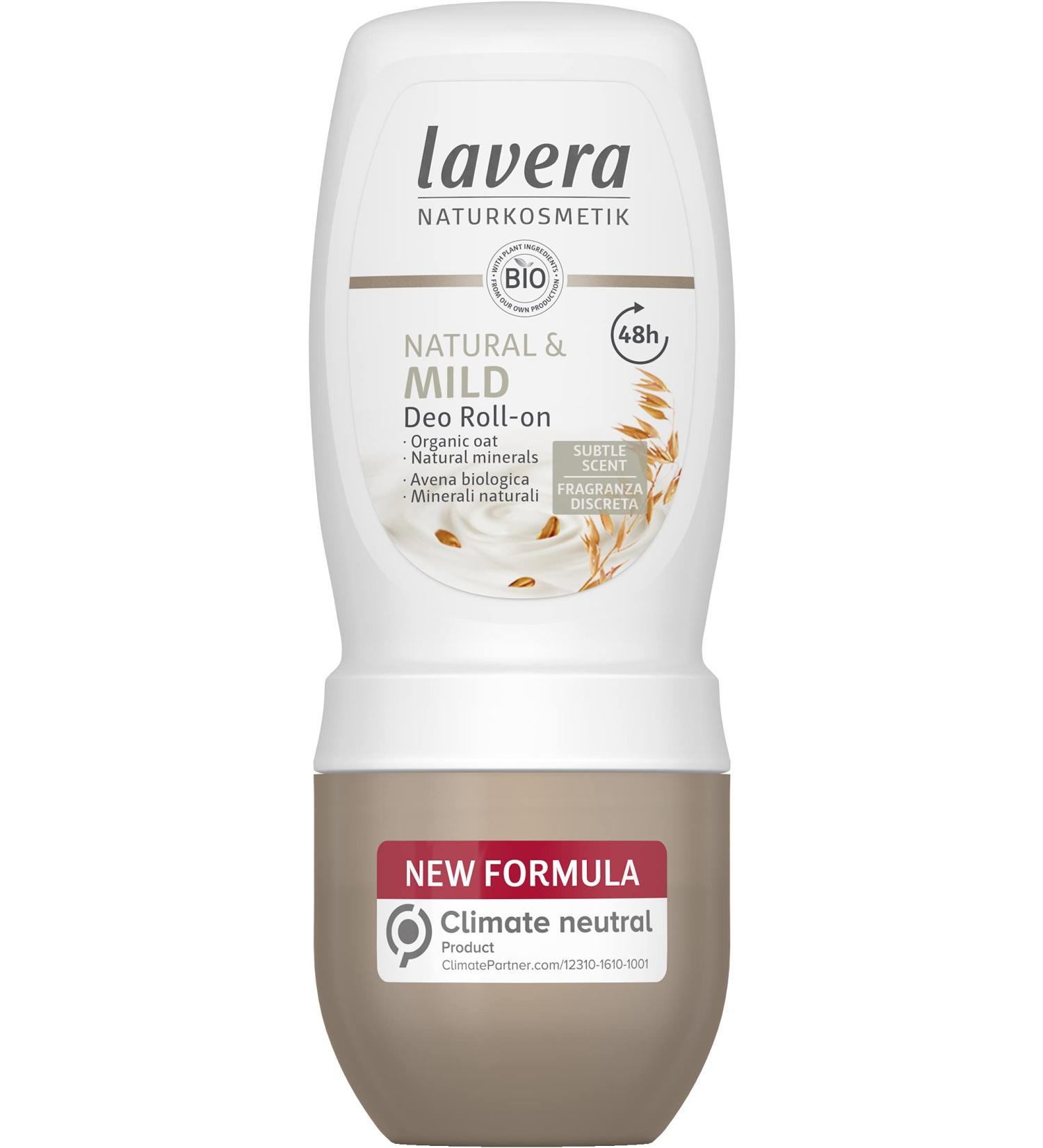 LAVERA Natural Mild Roll-On Deodorant 50 ML | Organic Eco-Friendly & Long-Lasting | International Shipping Available - Buy Online on GoSupps.com