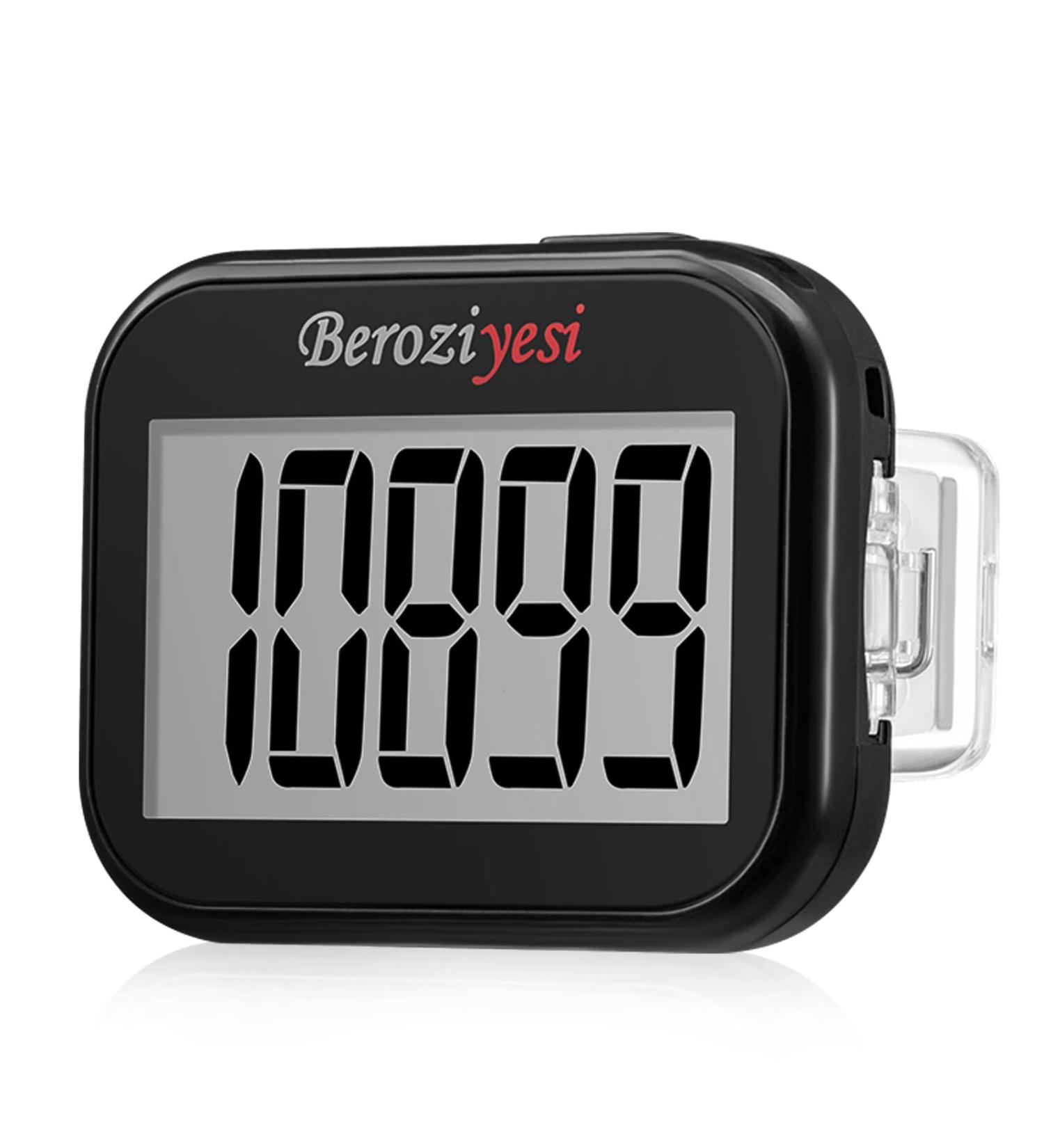 3D Pedometer with Step Counter, Large Display, and Clip Accurate Step Tracker for Men, Women, Kids Includes Lanyard - Buy Online on GoSupps.com