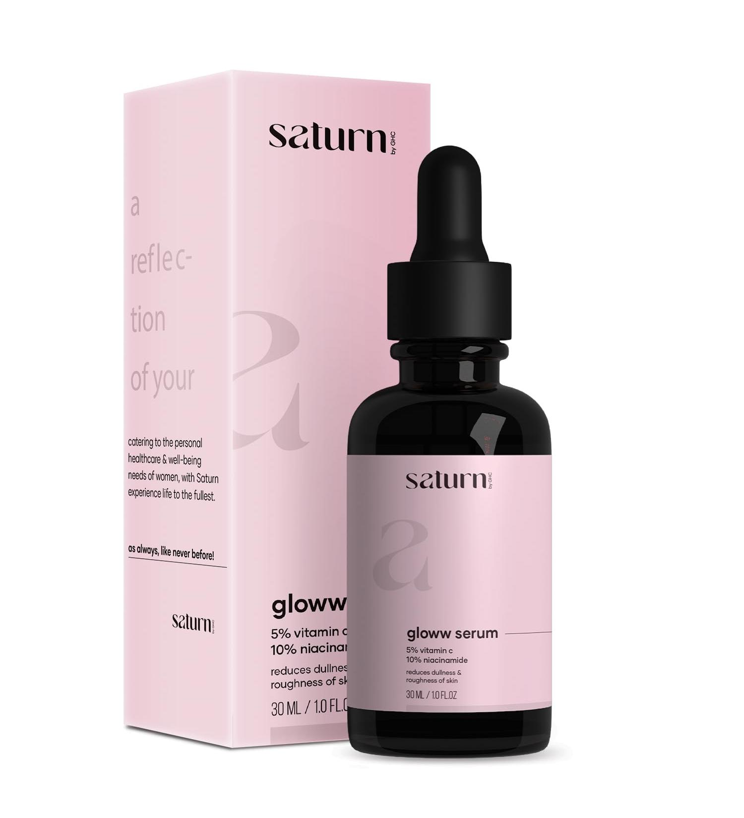 Buy Vitamin C Serum for Dry & Sensitive Skin | 5% Niacinamide & Turmeric | Chemical-Free 30ml - Day & Night Use - Buy Online on GoSupps.com