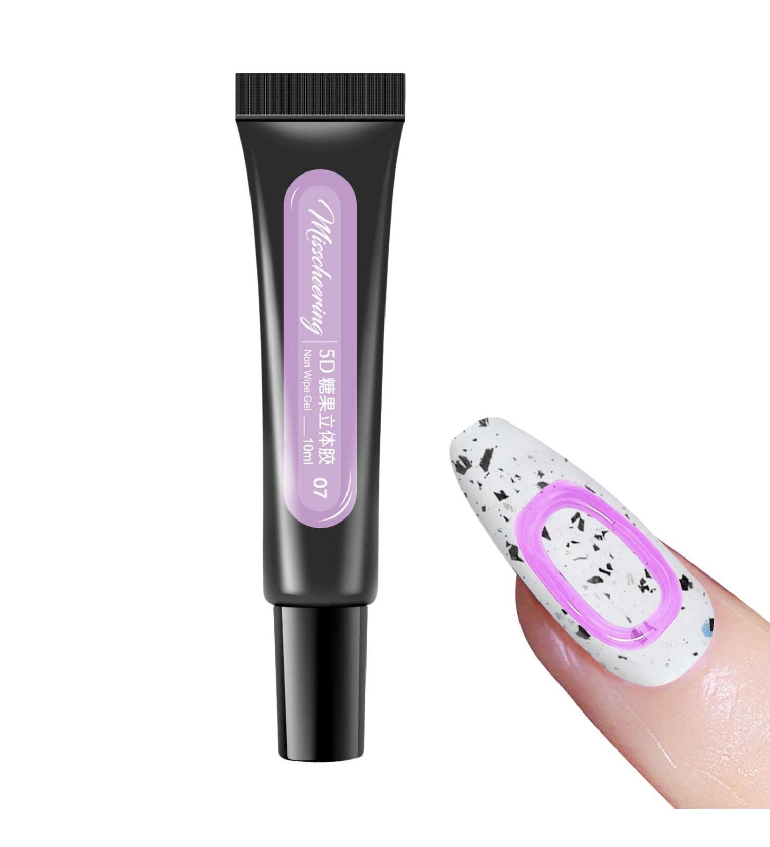 Nail Gel - Nail Gel Highly Pigmented | Nail Polish Gel Create Various Manicures for Manicure Art Design Enjoy Stereo Adhesive Nail Polish Gel for Lover Girl Mother Women Shzons 07 - Buy Online on GoSupps.com