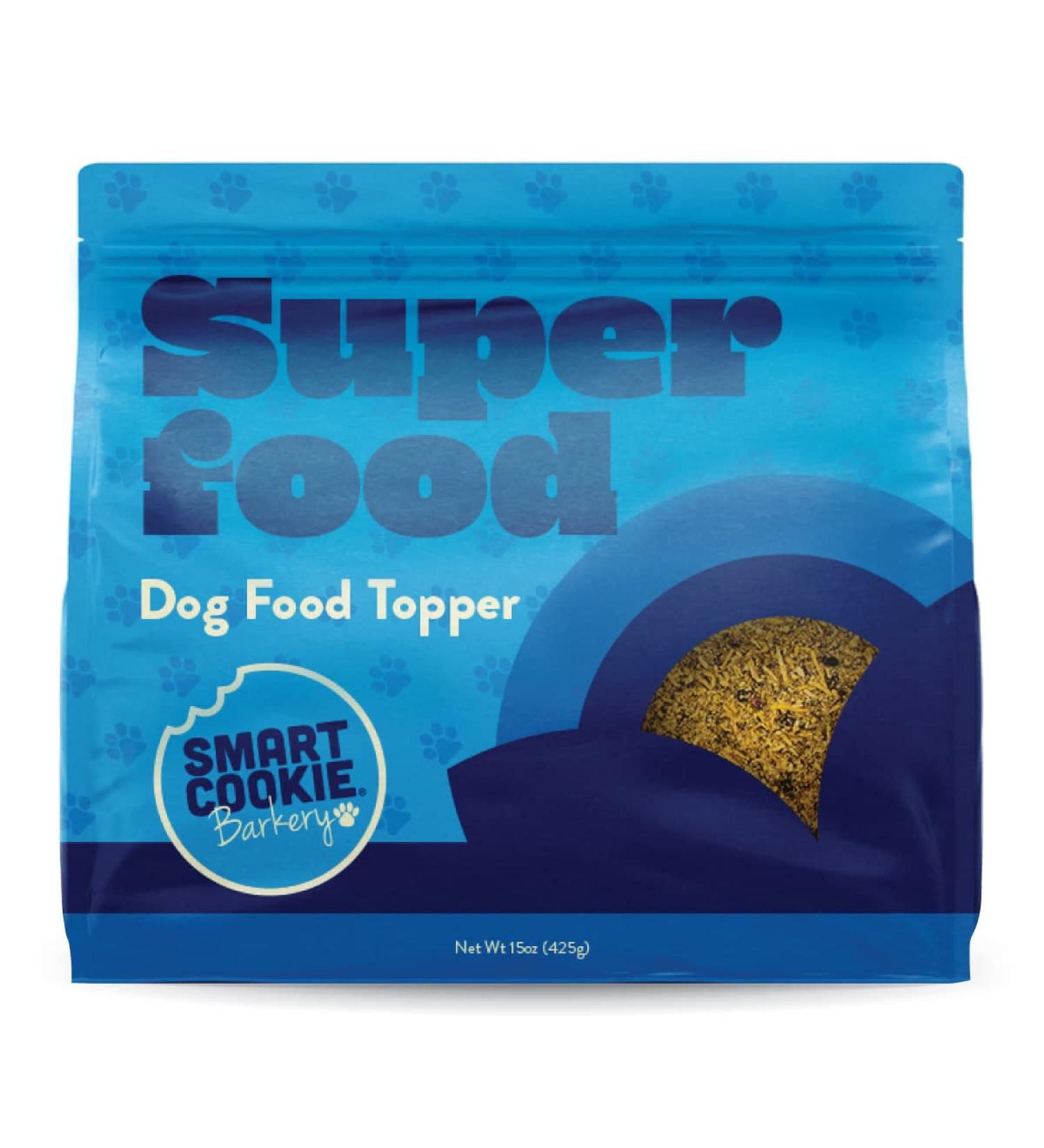 Smart Cookie Natural Dog Food Topper - Superfood Meal Mixer for Picky Eaters | Non-GMO Made in the USA | 15 oz (30 Day Supply) - Boost Nutrition with Salmon - Buy Online on GoSupps.com
