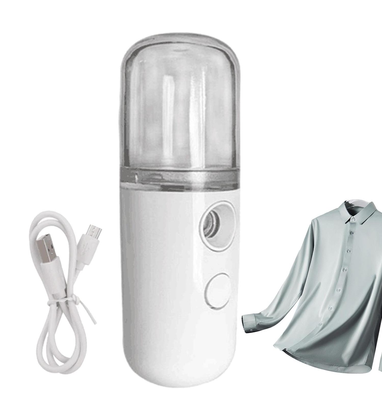 Moisturizing Face Steamer Traveling Small Cordless Face Humidifier - Travel Cordless Face Steamer With 30ml Water Tank for Home Bedroom White - Buy Online on GoSupps.com