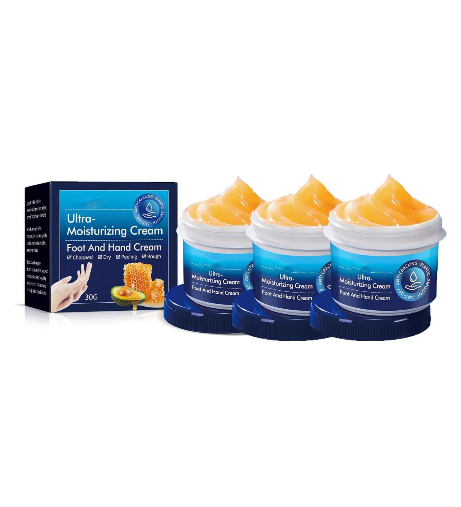 Cr me de pied anti-crackage hydratant pied et cr me pour les mains r paration de la cr me pour la peau fissur e et s che nourrissant et ramollissement lissage de la peau (3pcs) - Buy Online on GoSupps.com