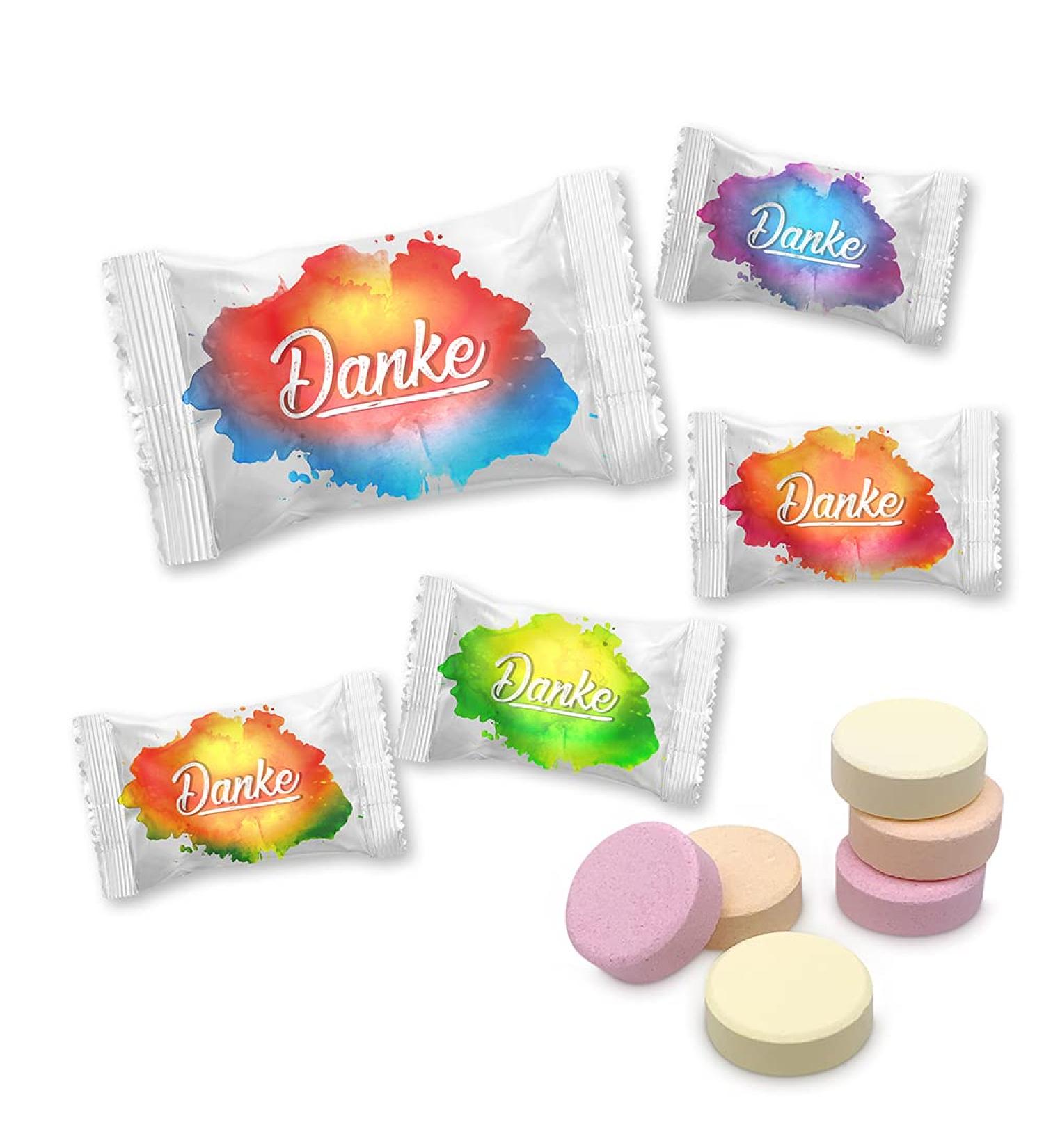 Dextrose Danke Farbklecks with Vitamin C - 800g 400 Pieces | International Shipping Available - Buy Online on GoSupps.com