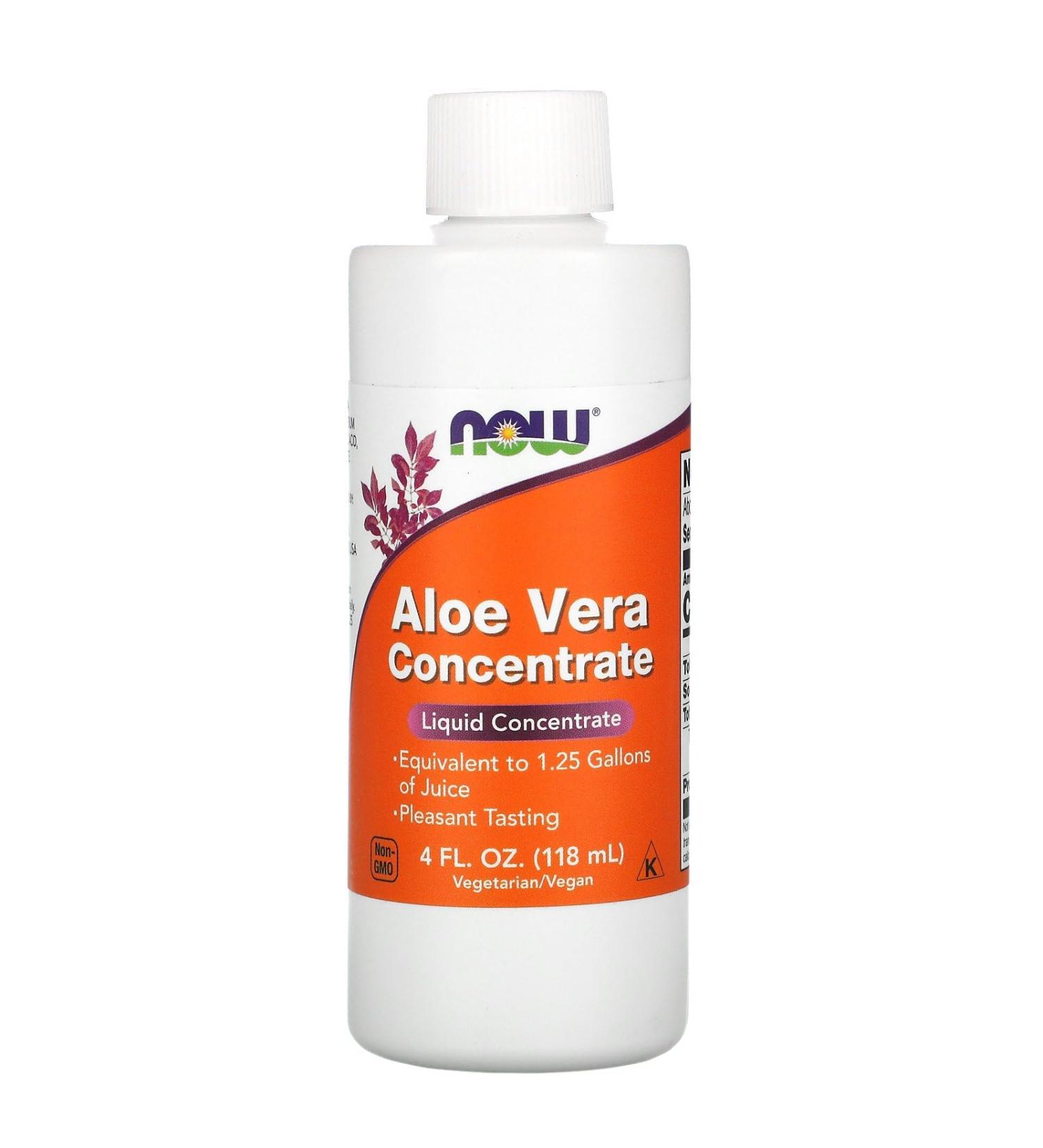 Now Foods Jus de Vera d'alo s 4floz (118ml) 40:1 Concentr de jus de vera d'alo s