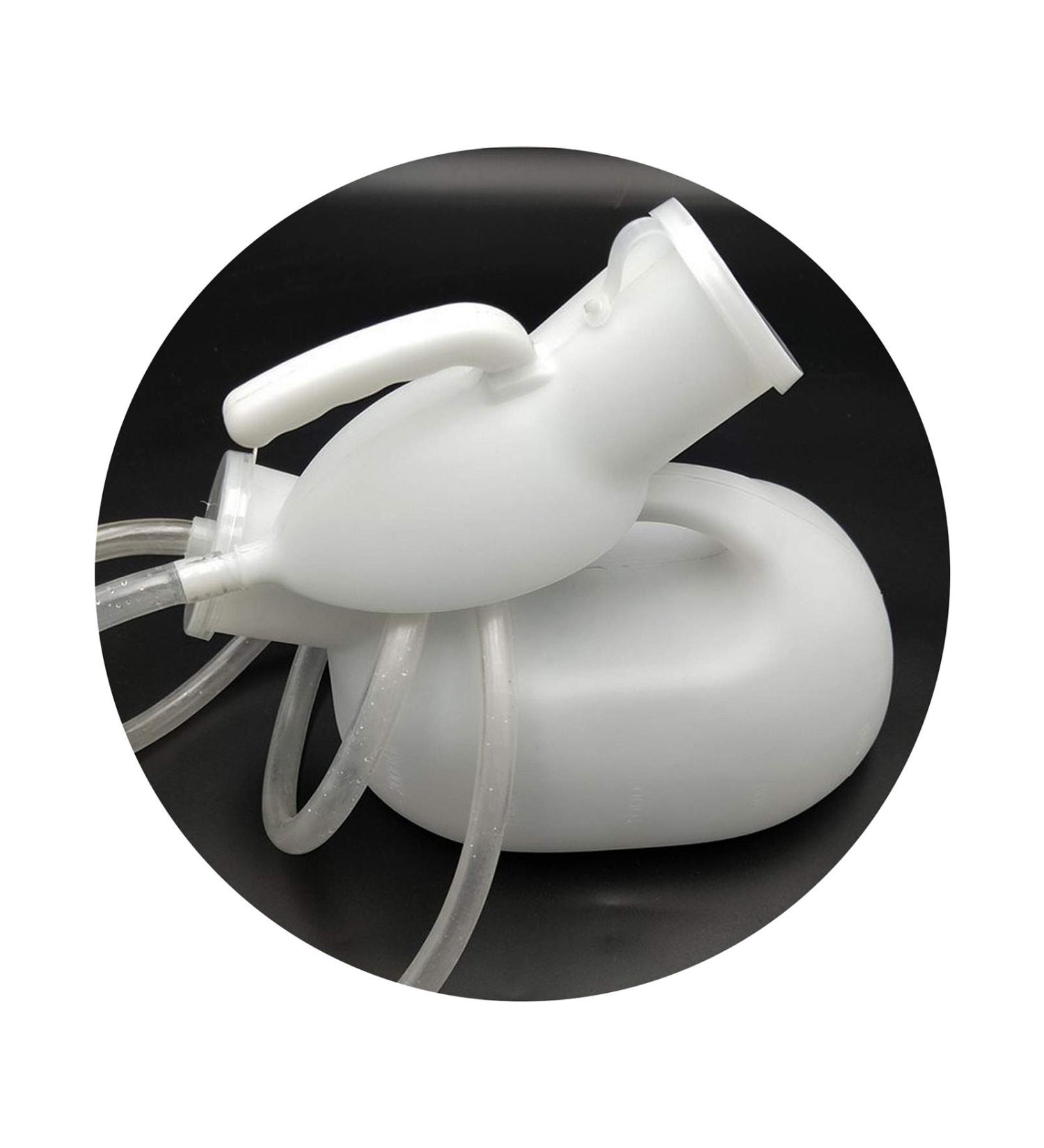 Leakproof Urinal Unisex Urinal Pee Bottle Men's Urinal with Hand held Portable Urine Cup 2000 Ml Large Capacity - Buy Online on GoSupps.com