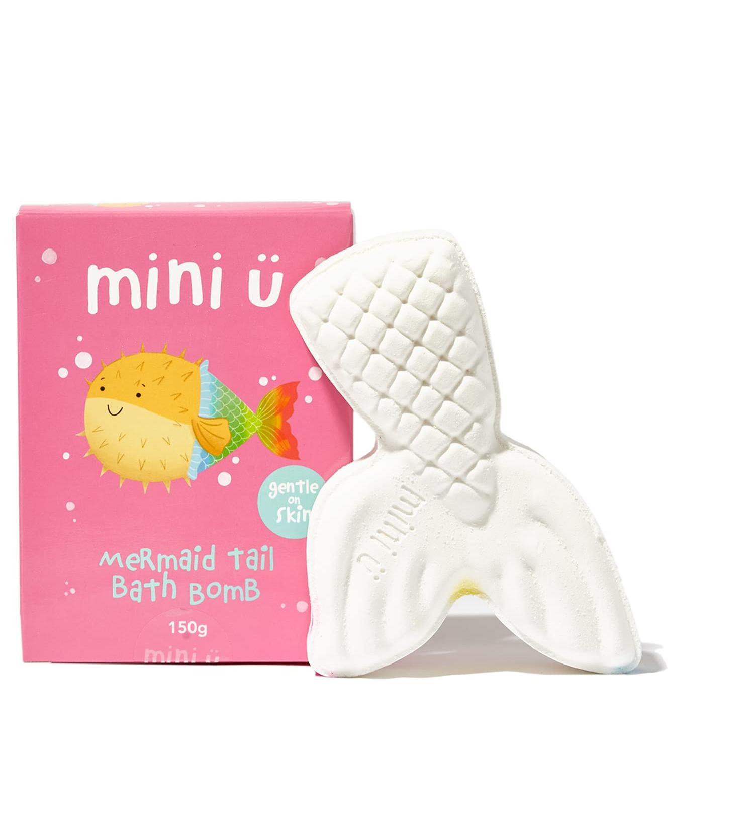 Mini U Mermaid Tail Bath Bomb - Fizzing Trail Bath Bomb for Kids Vegan & Cruelty Free - Non Toxic - Perfect Childrens Gift for Fun Bathtimes Strawberry 150 count (Pack of 1) - Buy Online on GoSupps.com