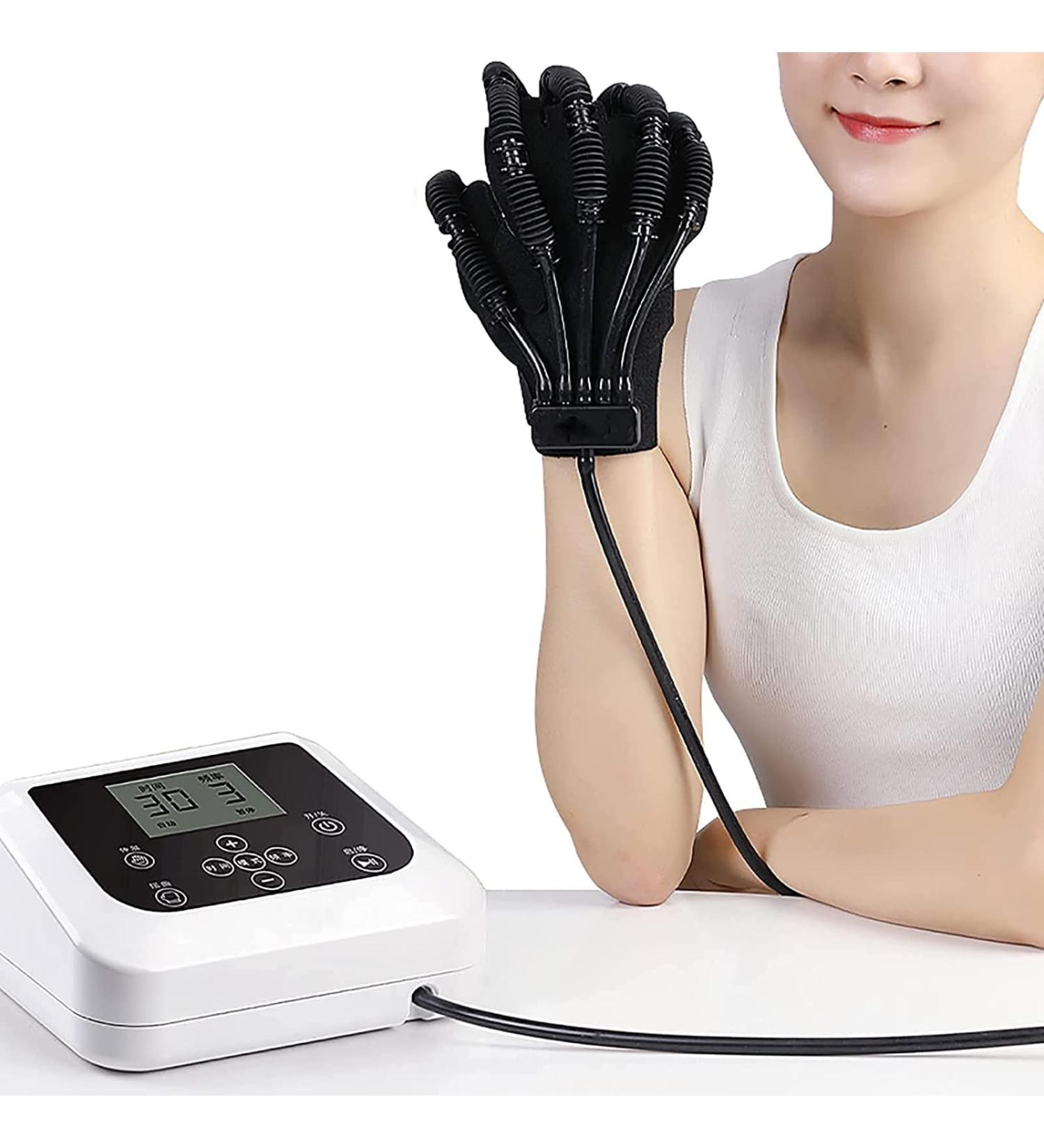 ZZBB Rehabilitation Robot Gloves Stroke Hemiplegia Rehabilitation Training Equipment Finger Straightening Brace Guard Protector for Hand Function Recovery Left Medium - Buy Online on GoSupps.com