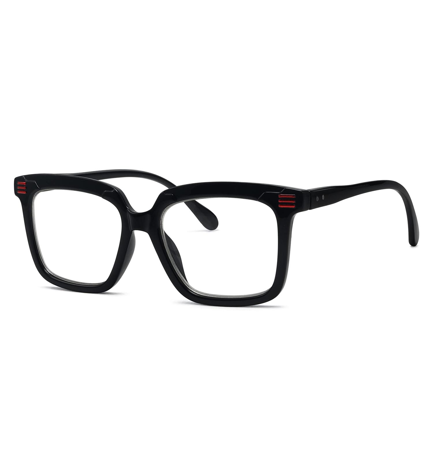 Eyekepper Oversized Rectangular Reading Glasses for Women - High Quality Black +1.00 Reading Aid - Buy Online on GoSupps.com